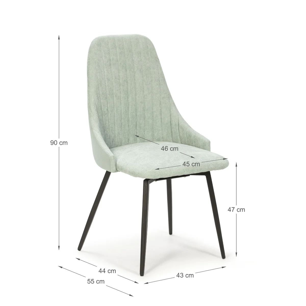 Calicosy - Set van 2 draaibare stoelen ELMA - H47 cm - Image 6