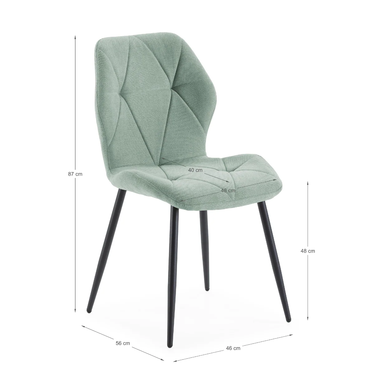 Calicosy - Set van 4 stoelen LUNA - H48 cm - Image 8