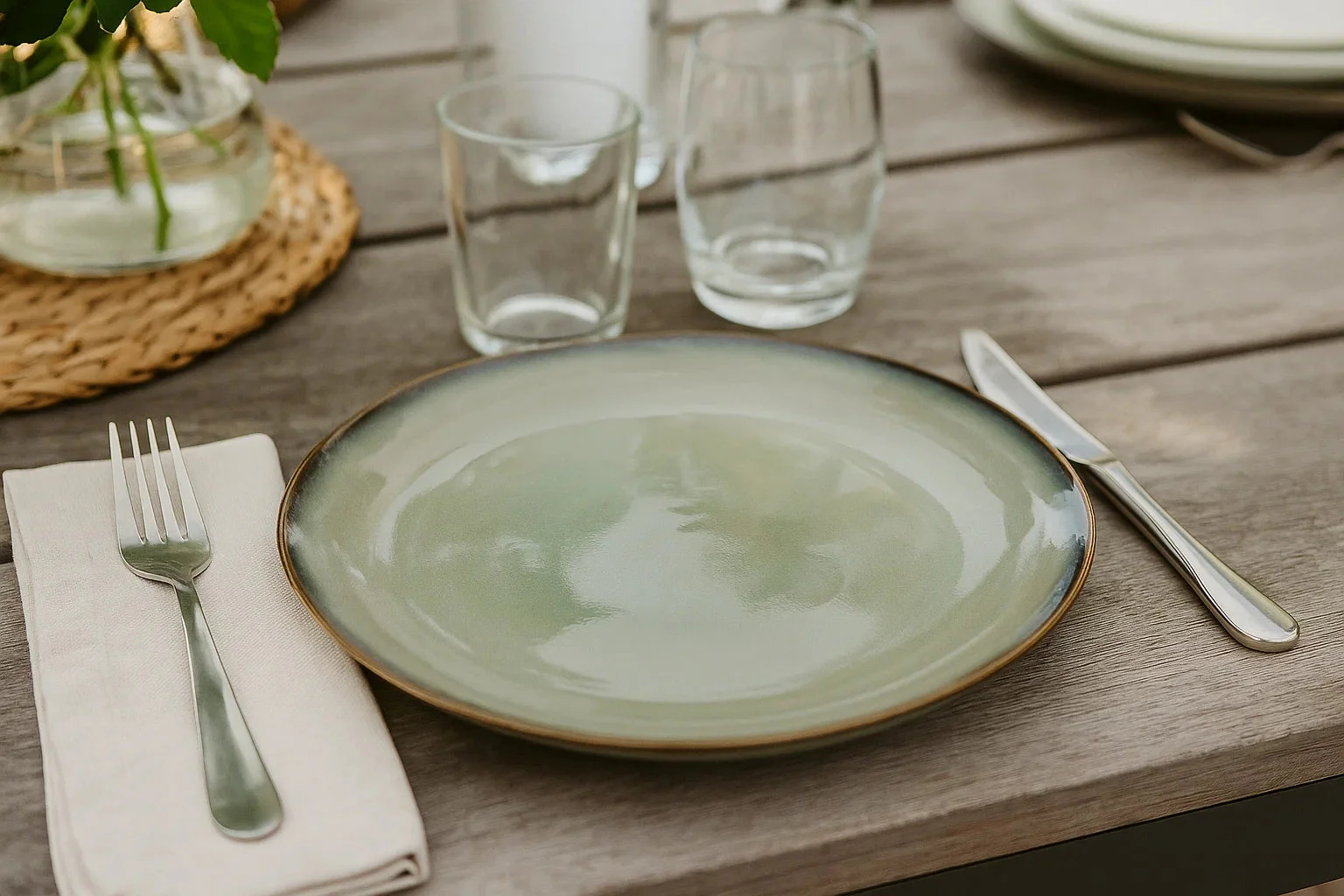Cookinglife Dinerborden Sabi Groen ø 26 cm - 6 Stuks - Image 4
