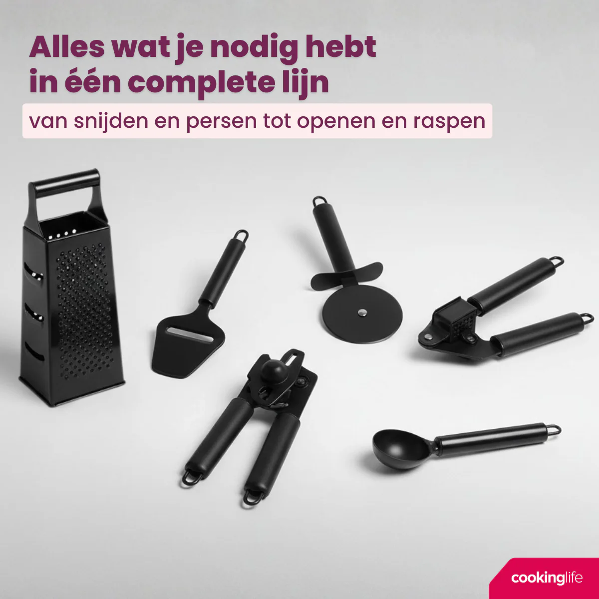 Cookinglife IJslepel - IJsschep - Zwart 19.5 cm - Image 6