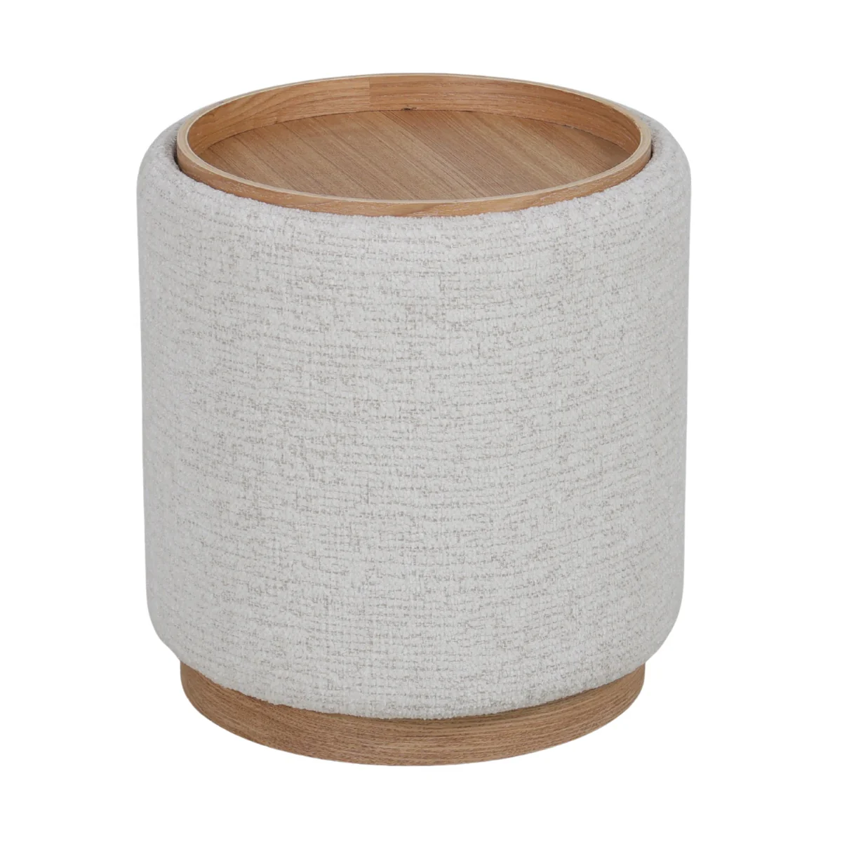 DÉJA Living - Bijzettafel Beige|Naturel - Ø40cm - Marcia