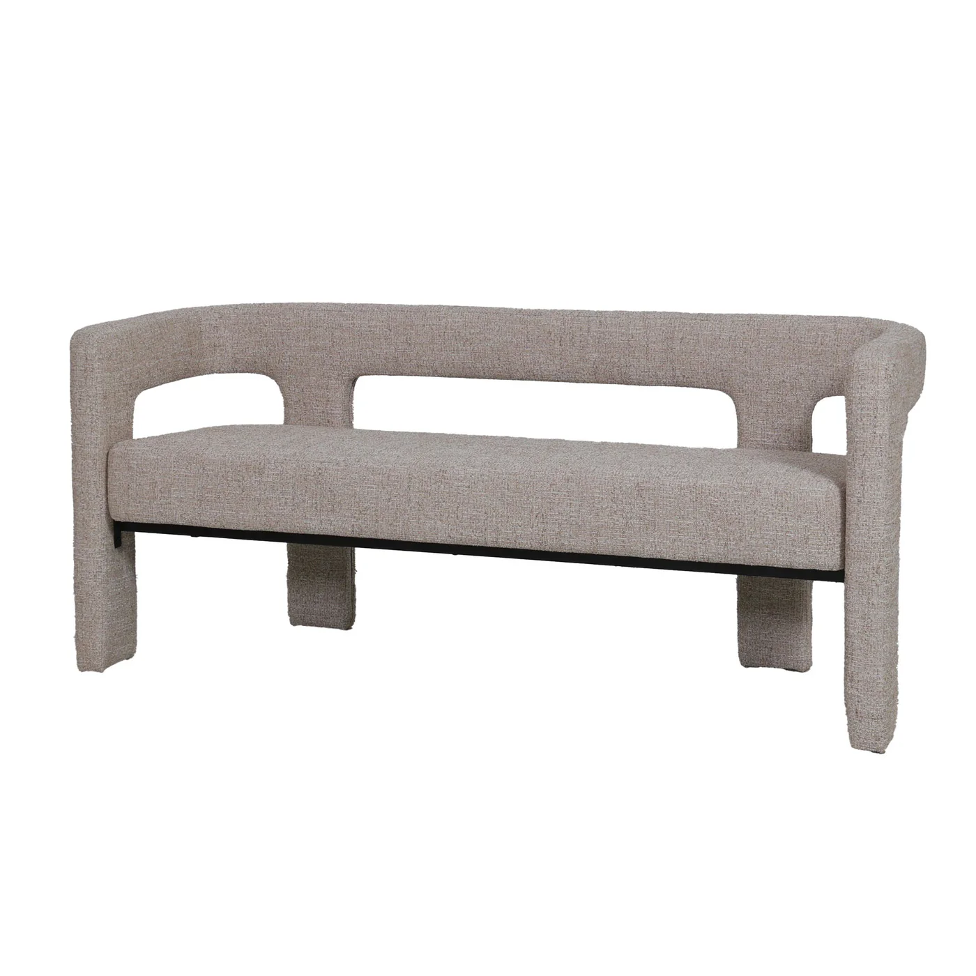DÉJA Living - Eetkamerbank Beige Stof - 160x54x68cm - Seto