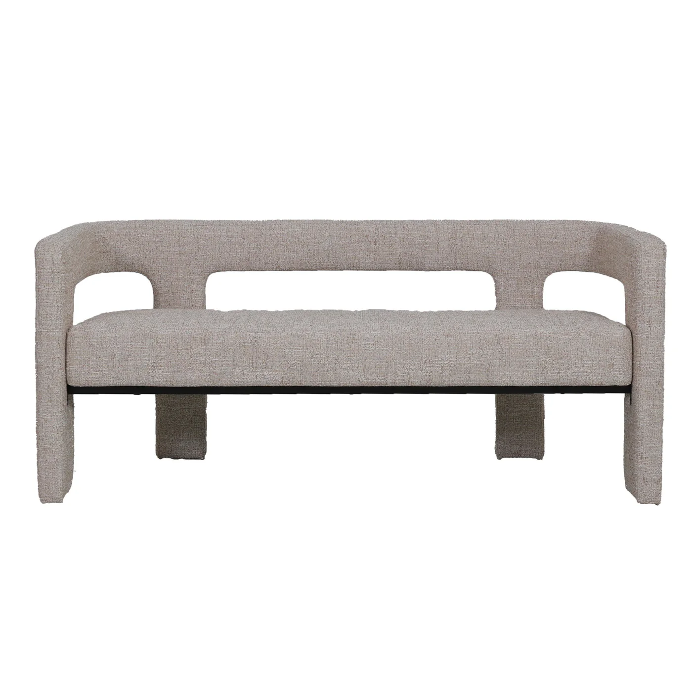 DÉJA Living - Eetkamerbank Beige Stof - 160x54x68cm - Seto - Image 7