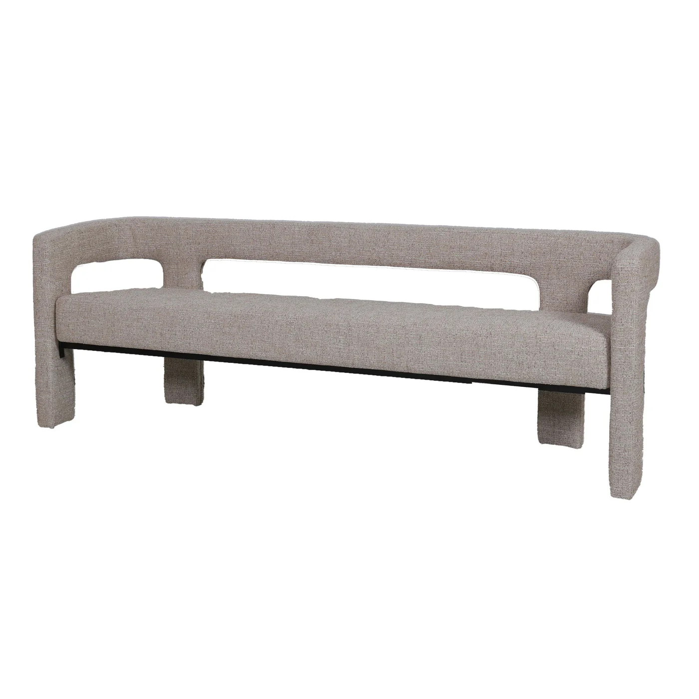 DÉJA Living - Eetkamerbank Beige Stof - 200x54x68cm - Seto