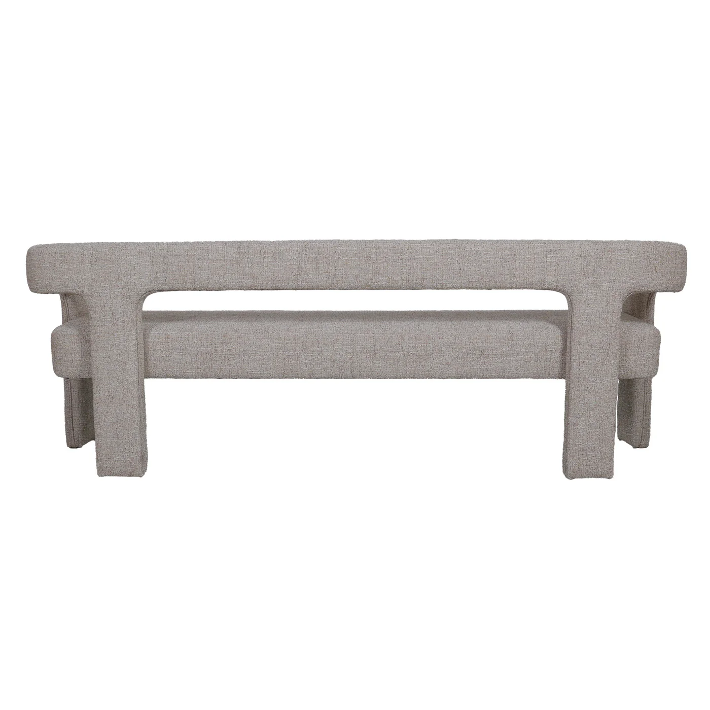 DÉJA Living - Eetkamerbank Beige Stof - 200x54x68cm - Seto - Image 5