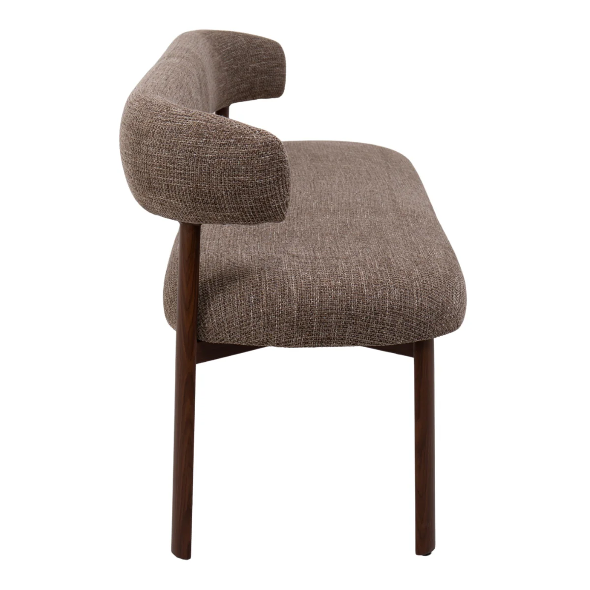 DÉJA Living - Eetkamerbank  Beige|Walnoot - 160cm - Alamo - Image 3