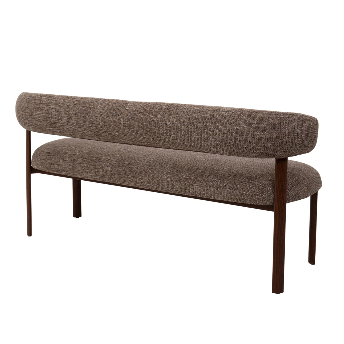 DÉJA Living - Eetkamerbank  Beige|Walnoot - 160cm - Alamo - Image 4
