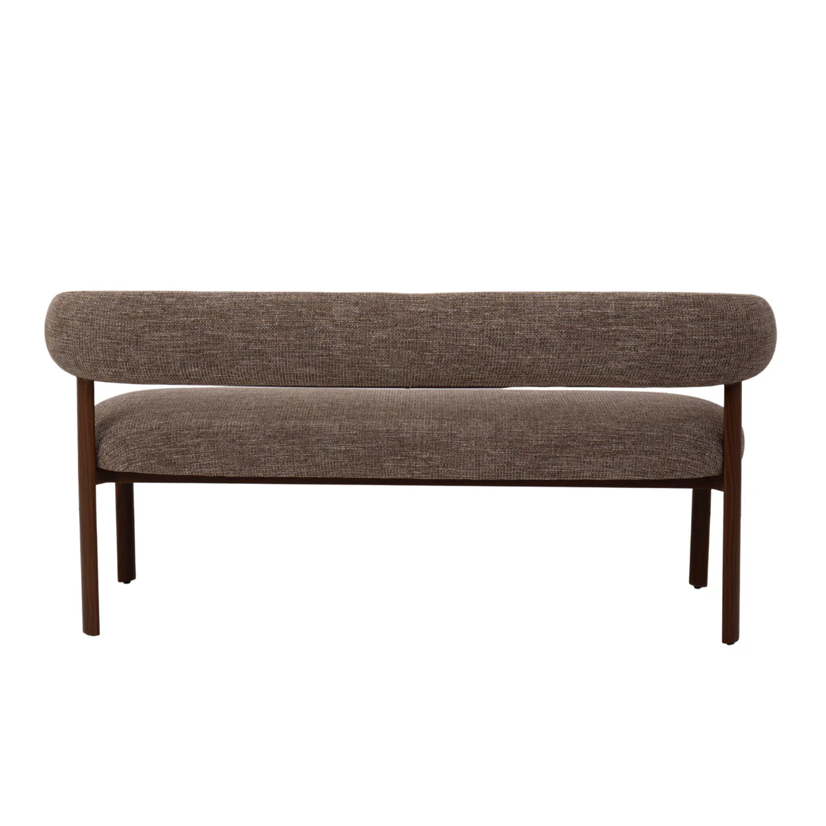 DÉJA Living - Eetkamerbank  Beige|Walnoot - 160cm - Alamo - Image 5
