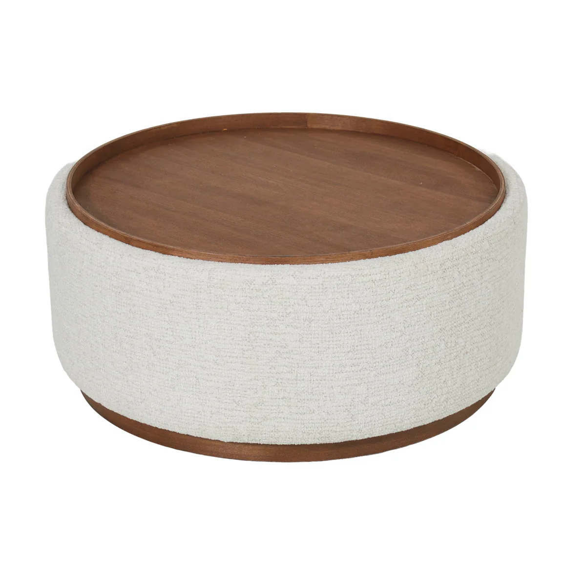 DÉJA Living - Salontafel Beige|Walnoot - Incl. Opbergruimte - Marcia - Image 4