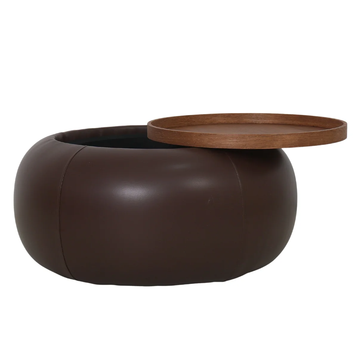 DÉJA Living - Salontafel Bruin|Walnoot - Opbergruimte - 73cm - Draby - Image 5