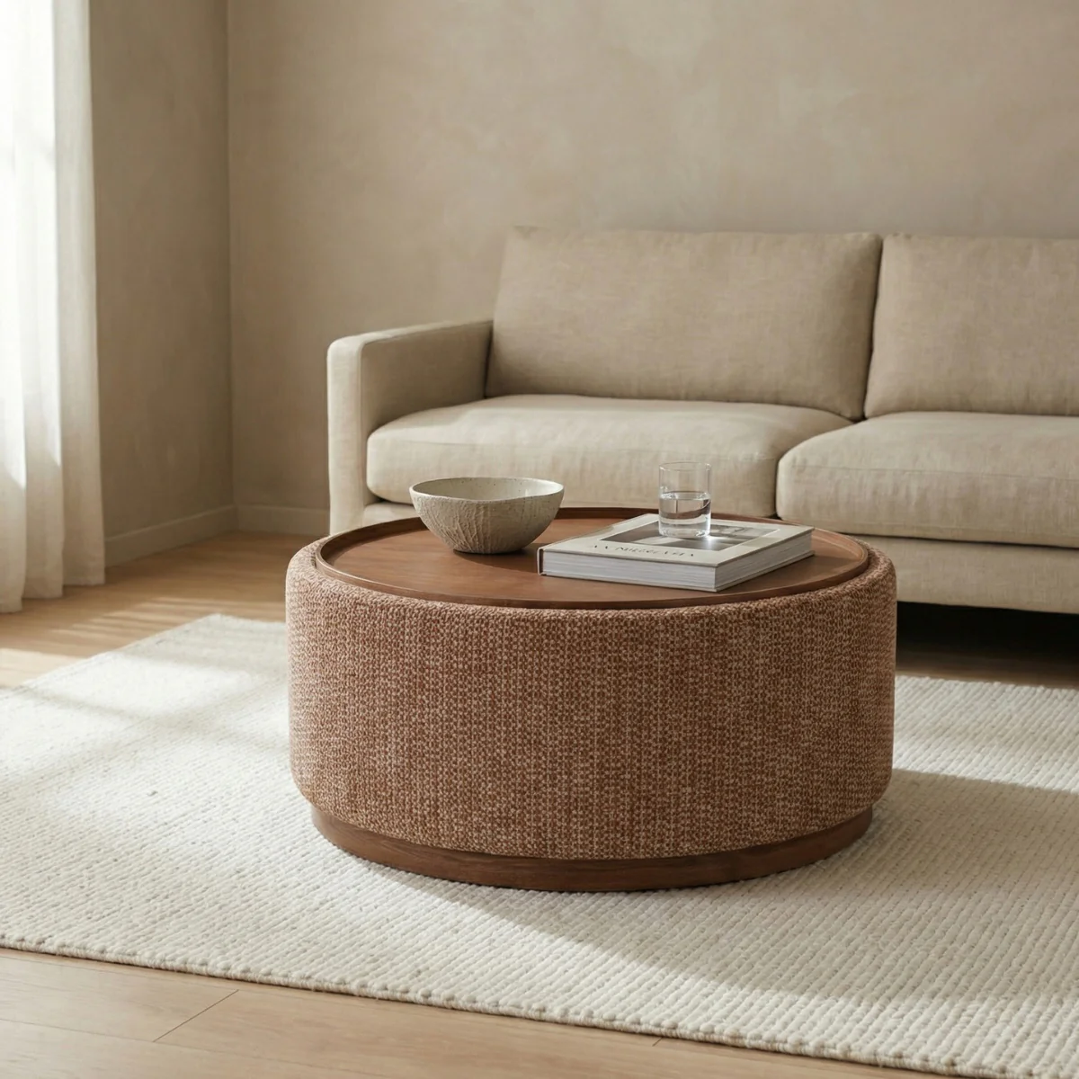 DÉJA Living - Salontafel Terra|Walnoot - Ø55cm - Marcia - Image 2
