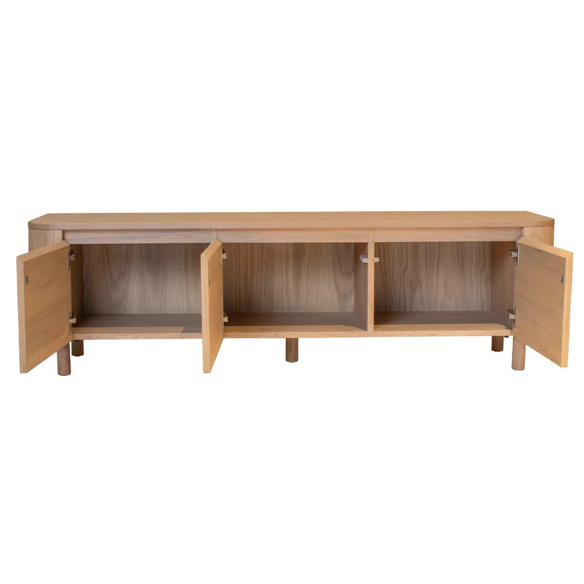 DÉJA Living - Tv-meubel Naturel Hout - 200x40x35cm - Valde - Image 6