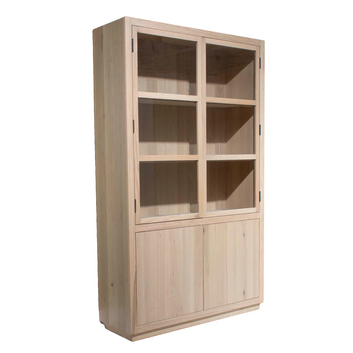 DÉJA Living - Vitrinekast Naturel Hout - 120x40x200cm - Cuenca - Image 3