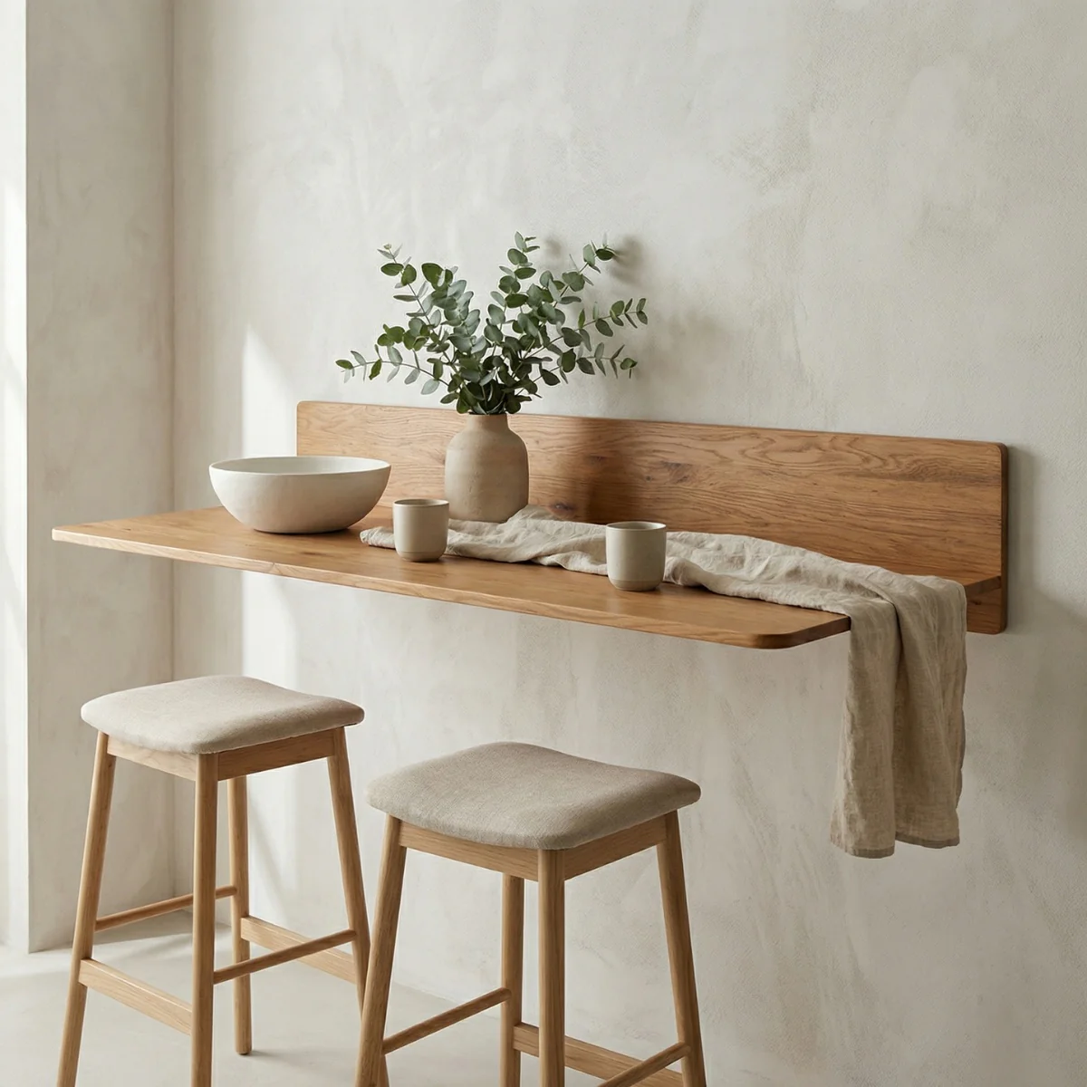 DÉJA Living - Zwevende Bartafel - Bruin Eiken - 160cm - Bailo - Image 2