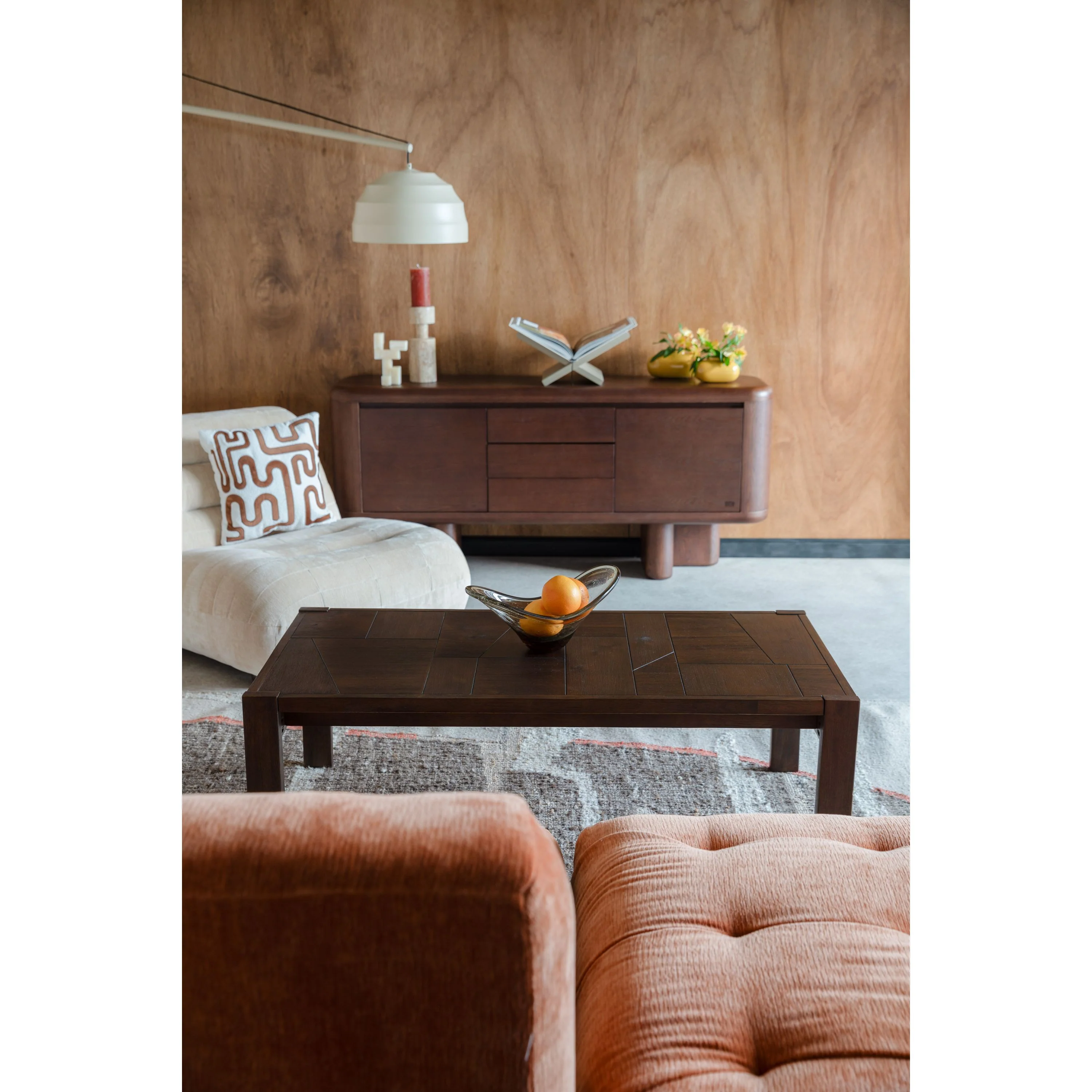 Dutchbone Bruneau Salontafel 120x60 cm Hout Walnootkleur Bruin - Image 2