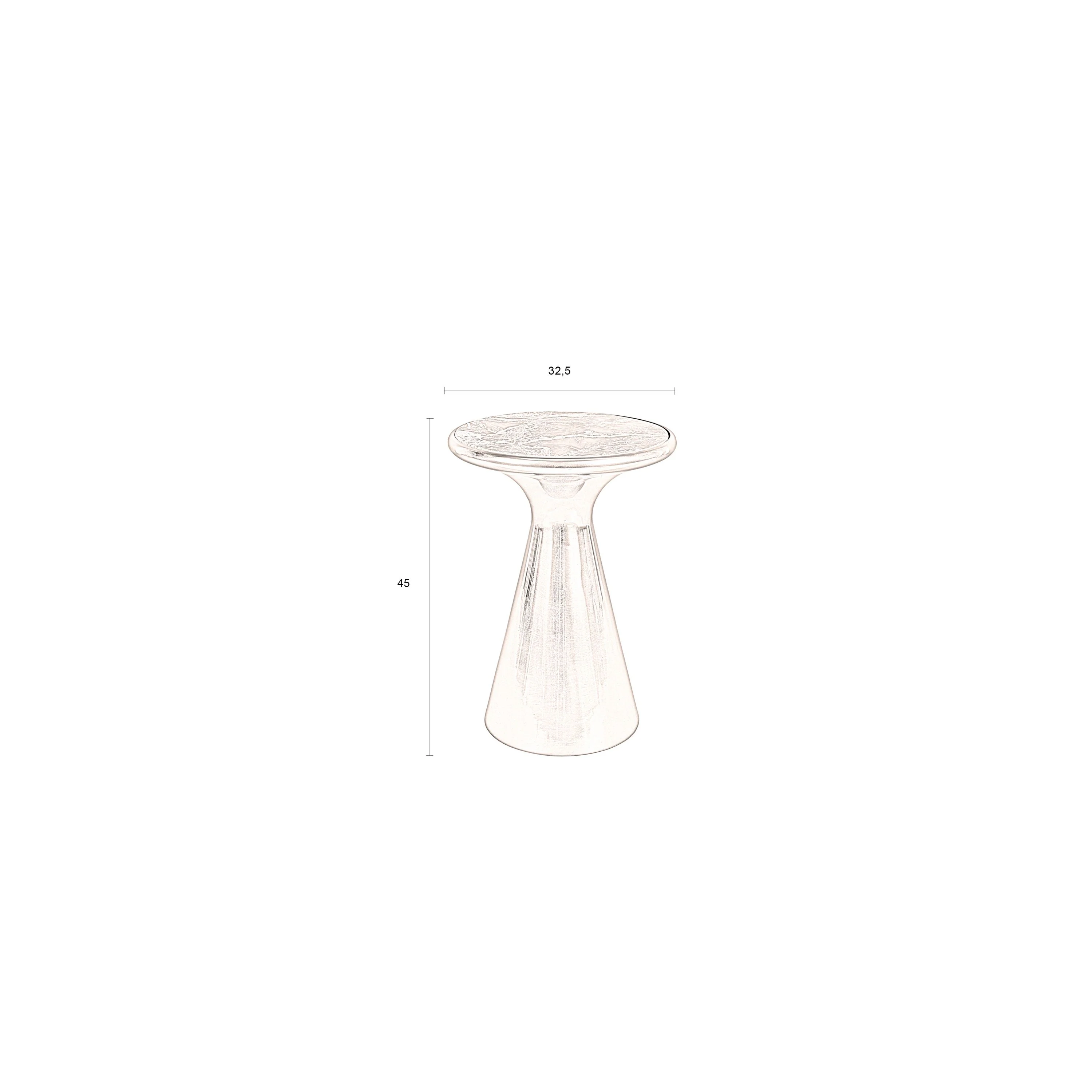 Dutchbone Mount Bijzettafel Rond 32,5x32,5 cm Marmer Bruin - Image 8