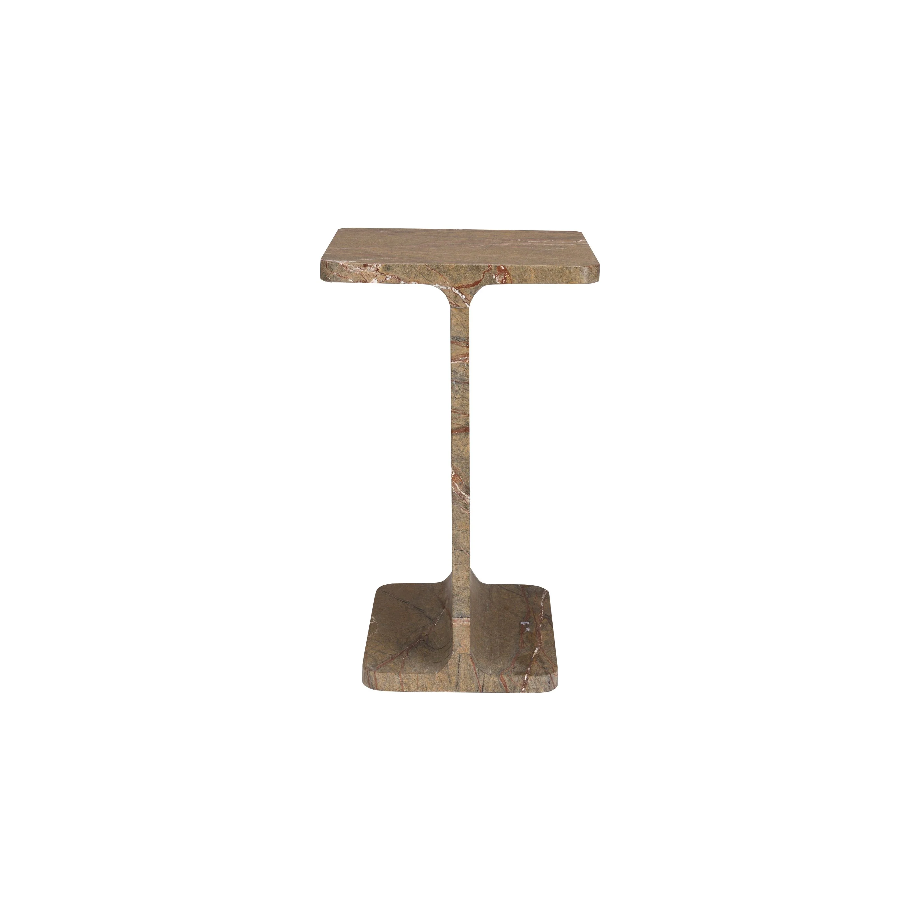 Dutchbone Satpura Bijzettafel Vierkant 31x31 cm Marmer Bruin - Image 4