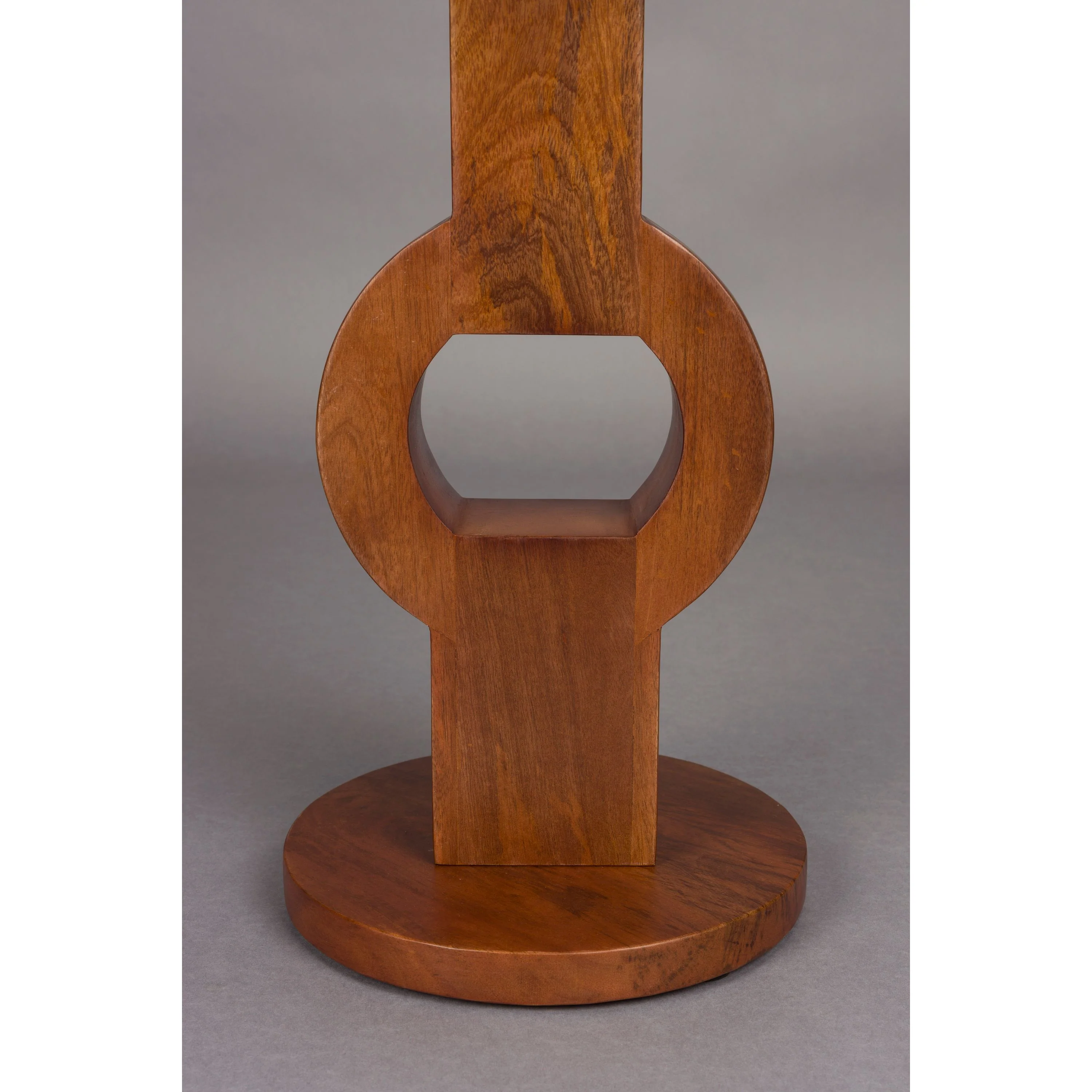Dutchbone Tondo Bijzettafel Rond 36 cm Mangohout Bruin - Image 5