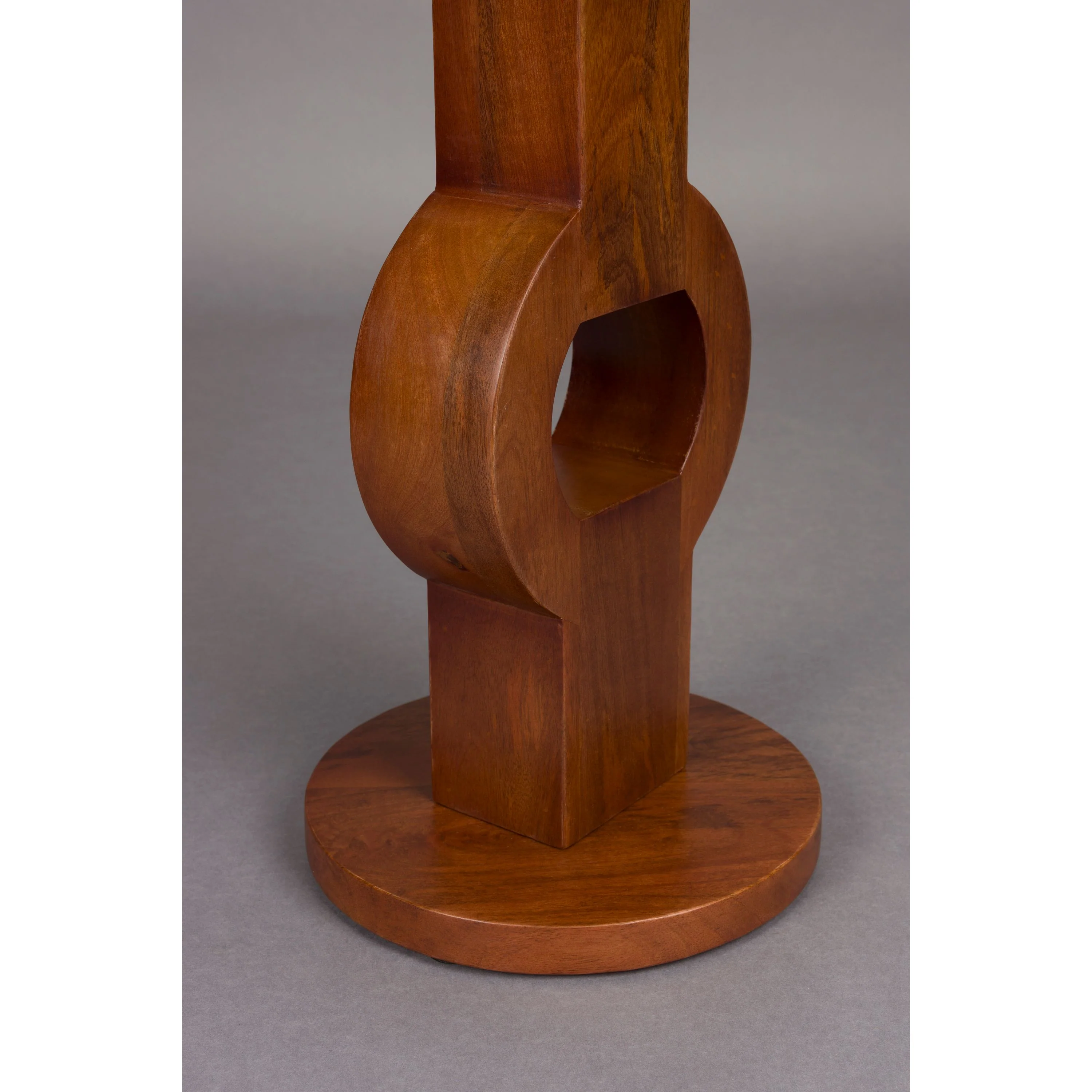 Dutchbone Tondo Bijzettafel Rond 36 cm Mangohout Bruin - Image 7