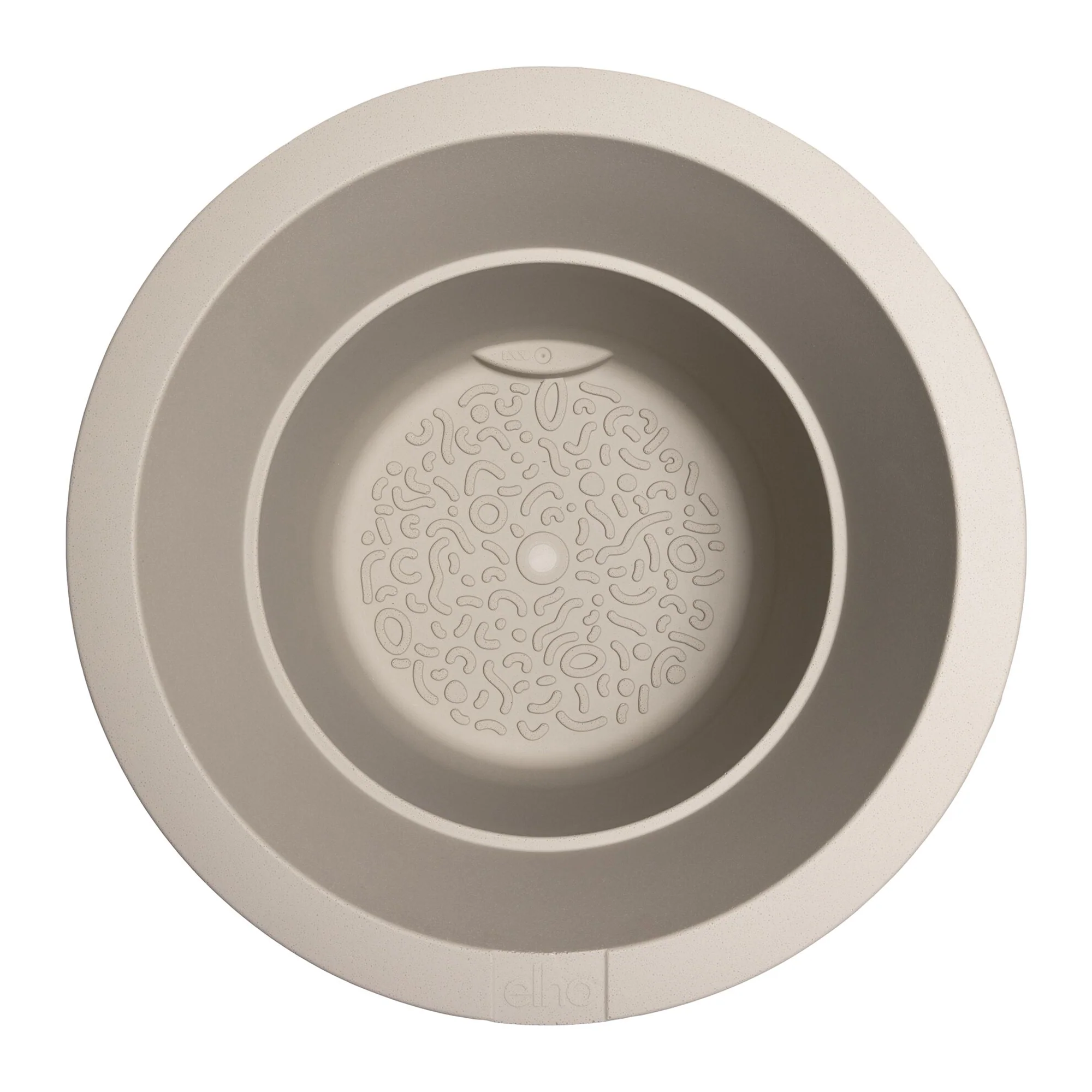 Elho Amber Grail 47 - Balanced beige - Ø 47 x H 45 cm - Binnen en Buiten - 100% gerecycled kunststof - Image 5