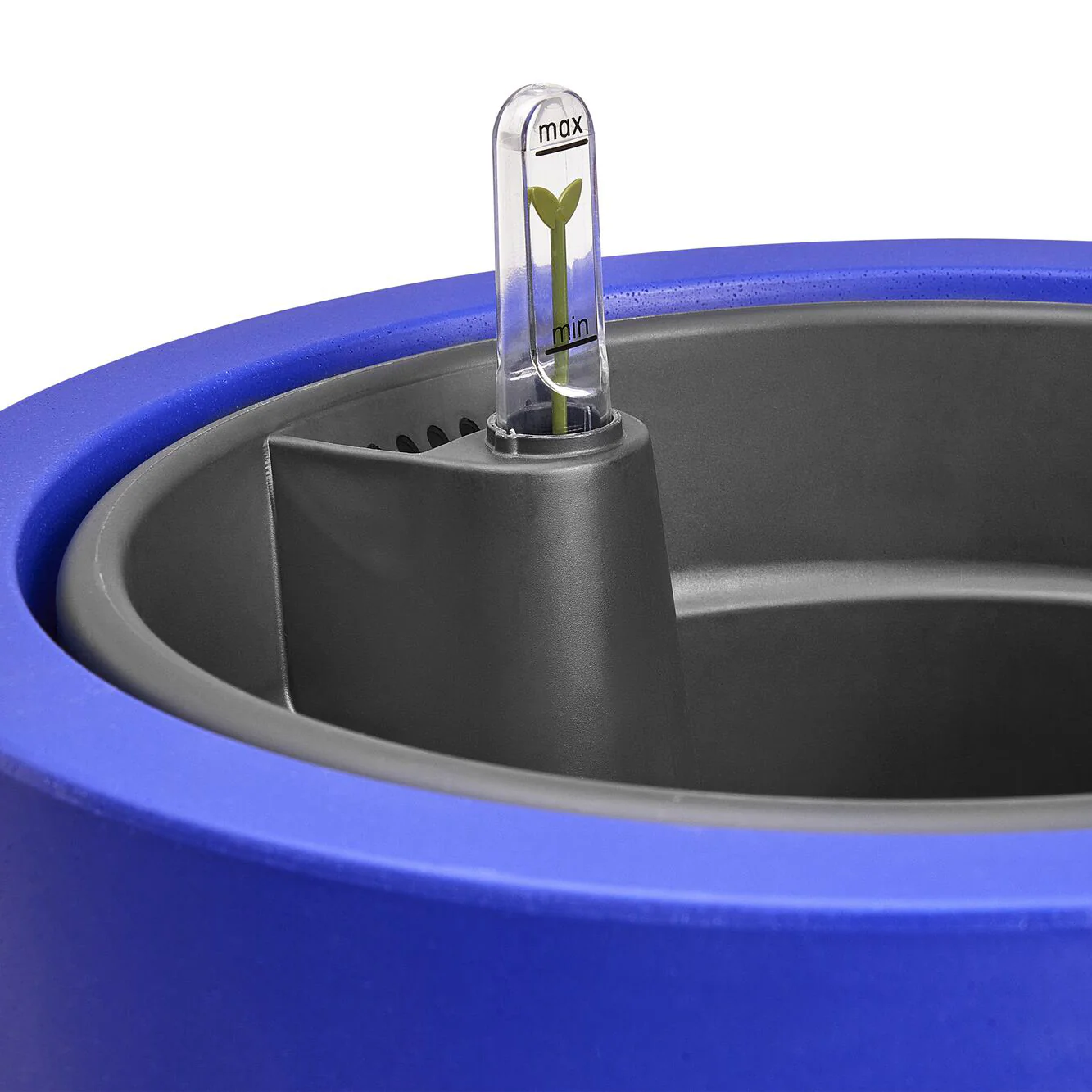 Elho Amber Grail 47 - Royal blue - Ø 47 x H 45 cm - Binnen en Buiten - 100% gerecycled kunststof - Image 4