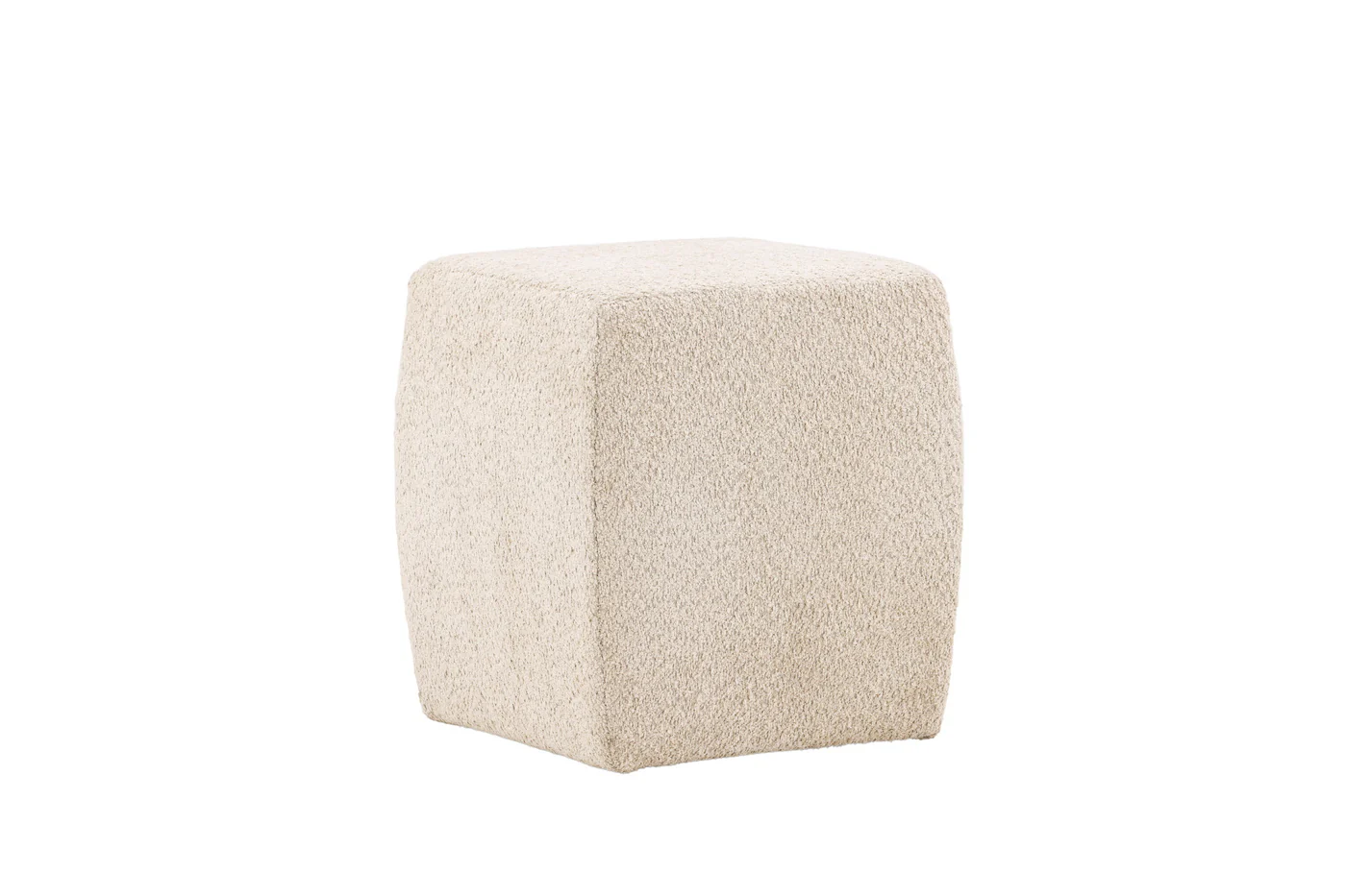 Fjôrd - Poef Beige Stof - 40x40x45cm - Neapel - Image 4