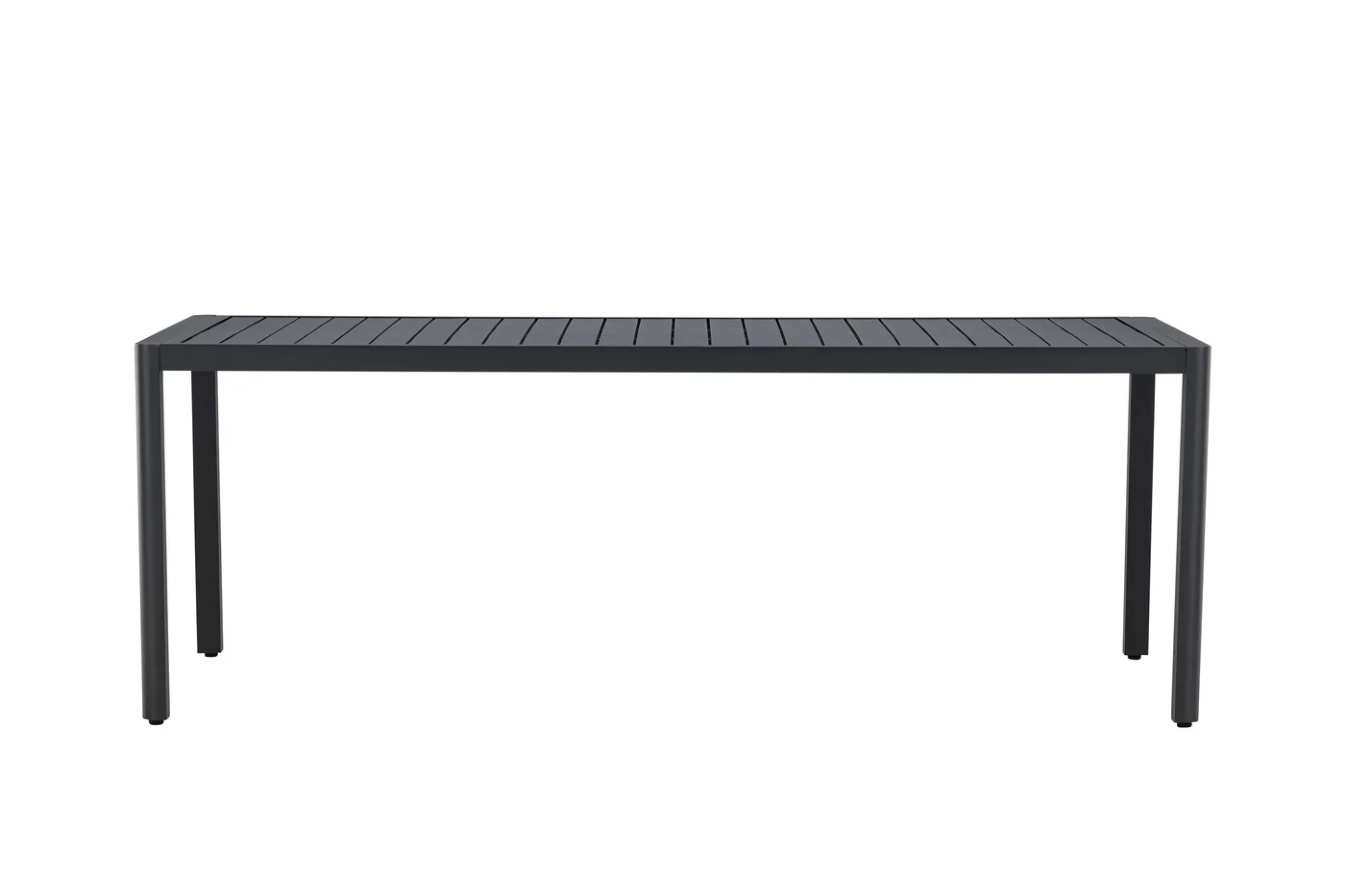 Fjôrd - Tuintafel Rechthoek - Zwart Aluminium - 200x90x72cm - Giardini - Image 3