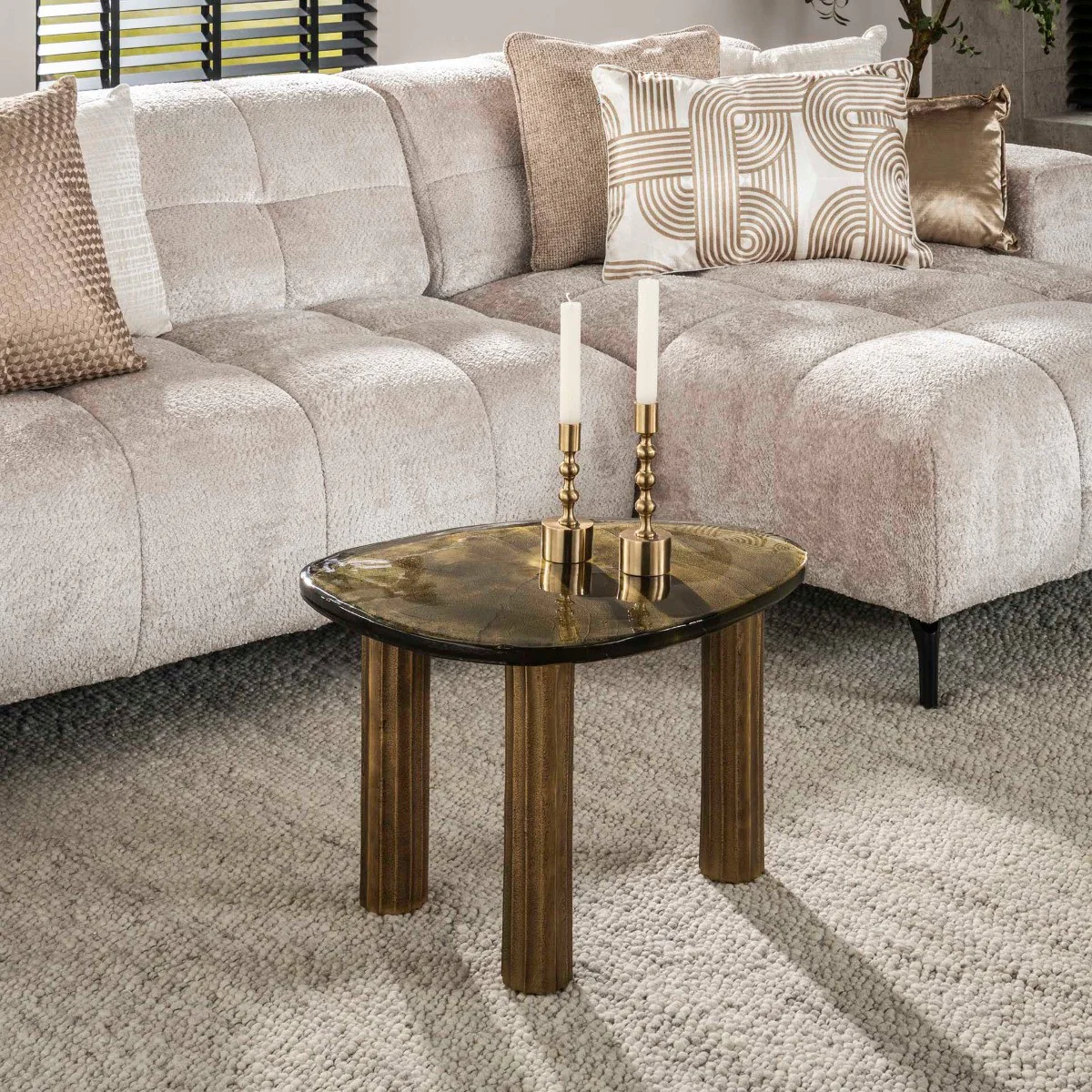 Fraaai - Benny salontafel M - goud antiek finish - Image 4