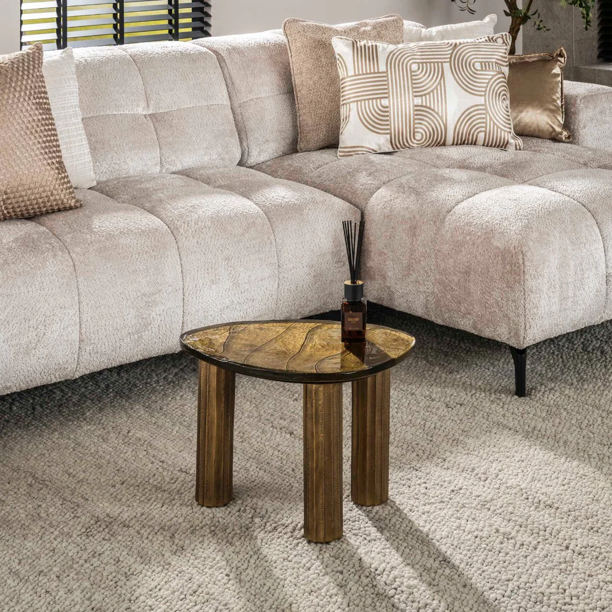 Fraaai - Benny salontafel S - goud antiek finish - Image 3