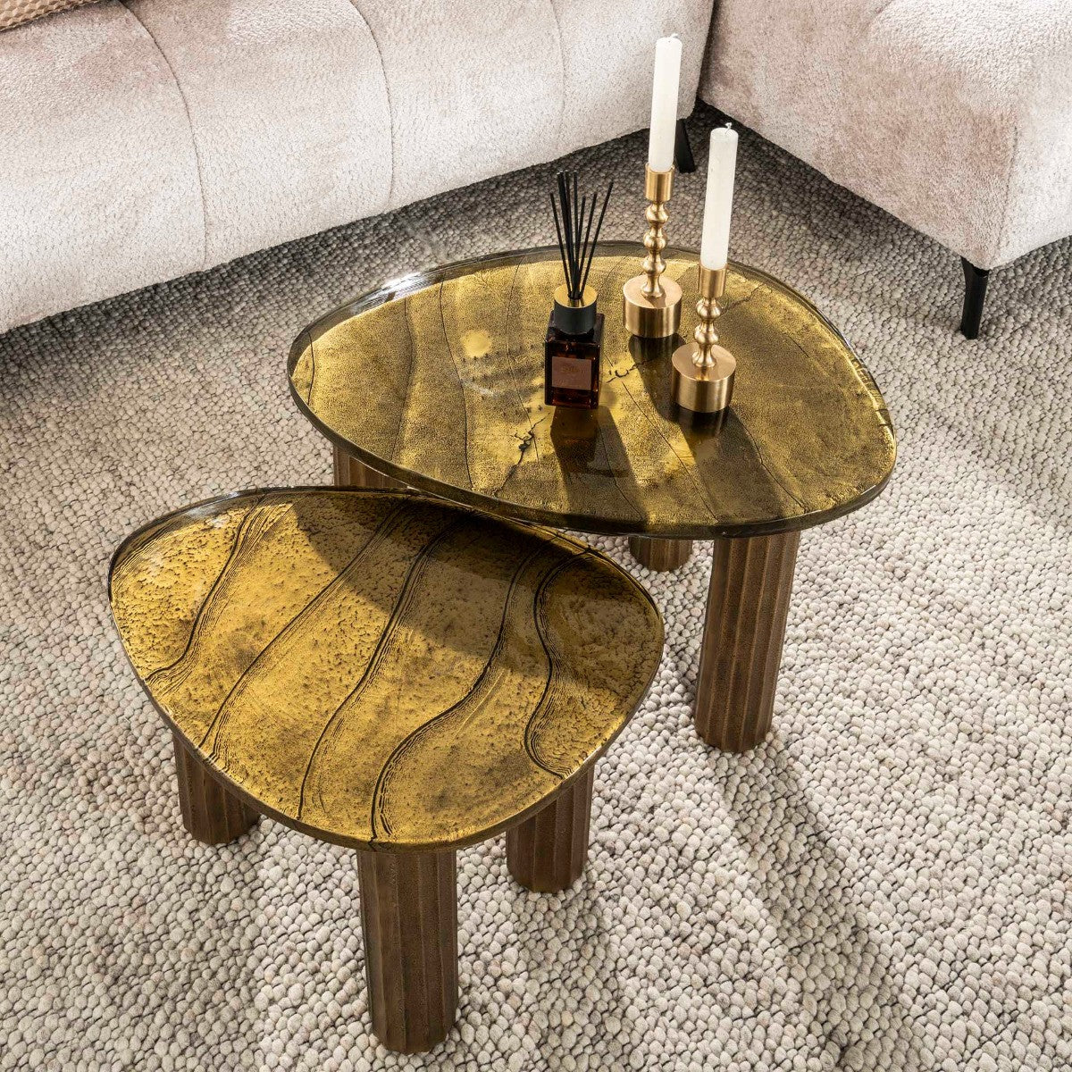 Fraaai - Benny salontafel S - goud antiek finish - Image 4