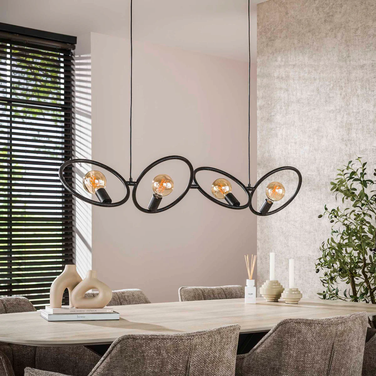 Fraaai - Hunter hanglamp 4-lichts - zwart - Image 6