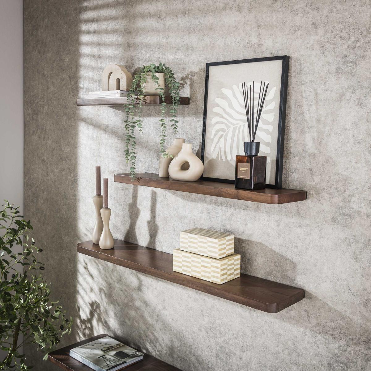 Fraaai - Marino wandplank - 120 cm - acaciahout - bruin - Image 6