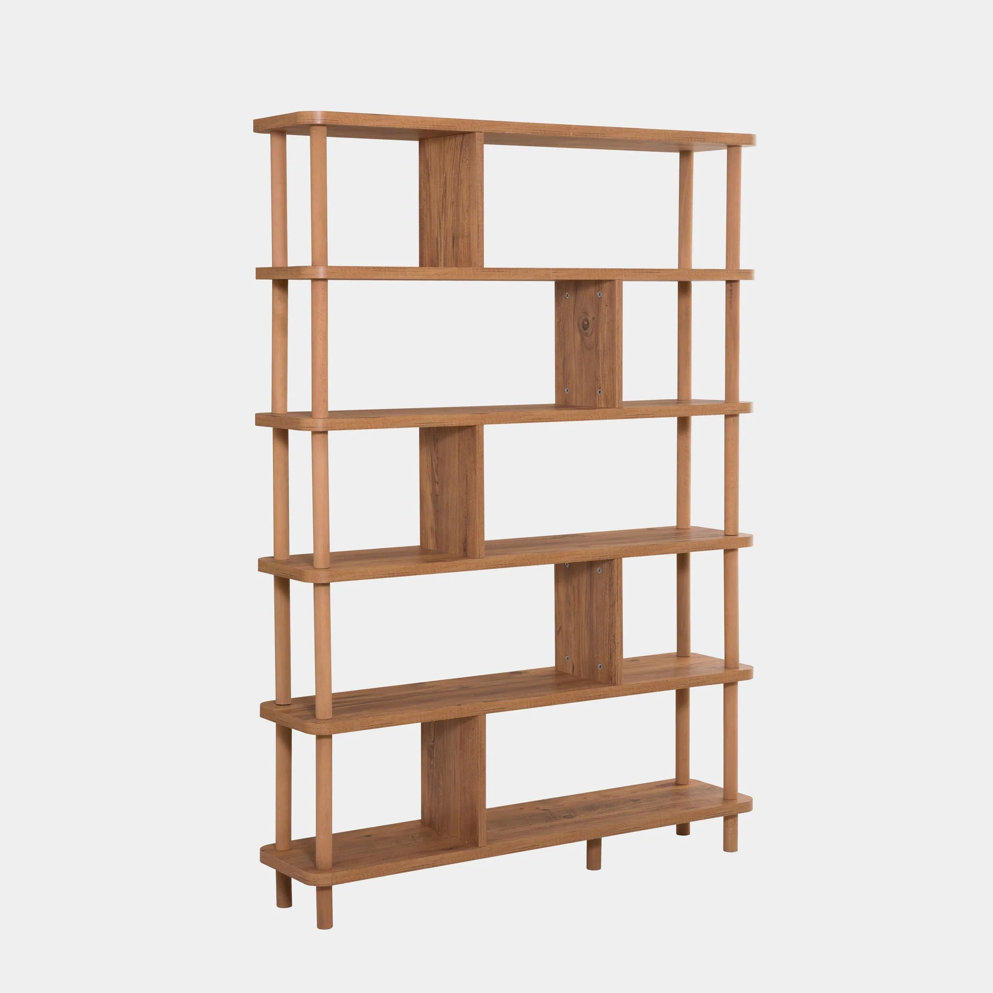 Giga Meubel - Boekenkast Naturel - 120x28x168,5cm - Meta - Image 4