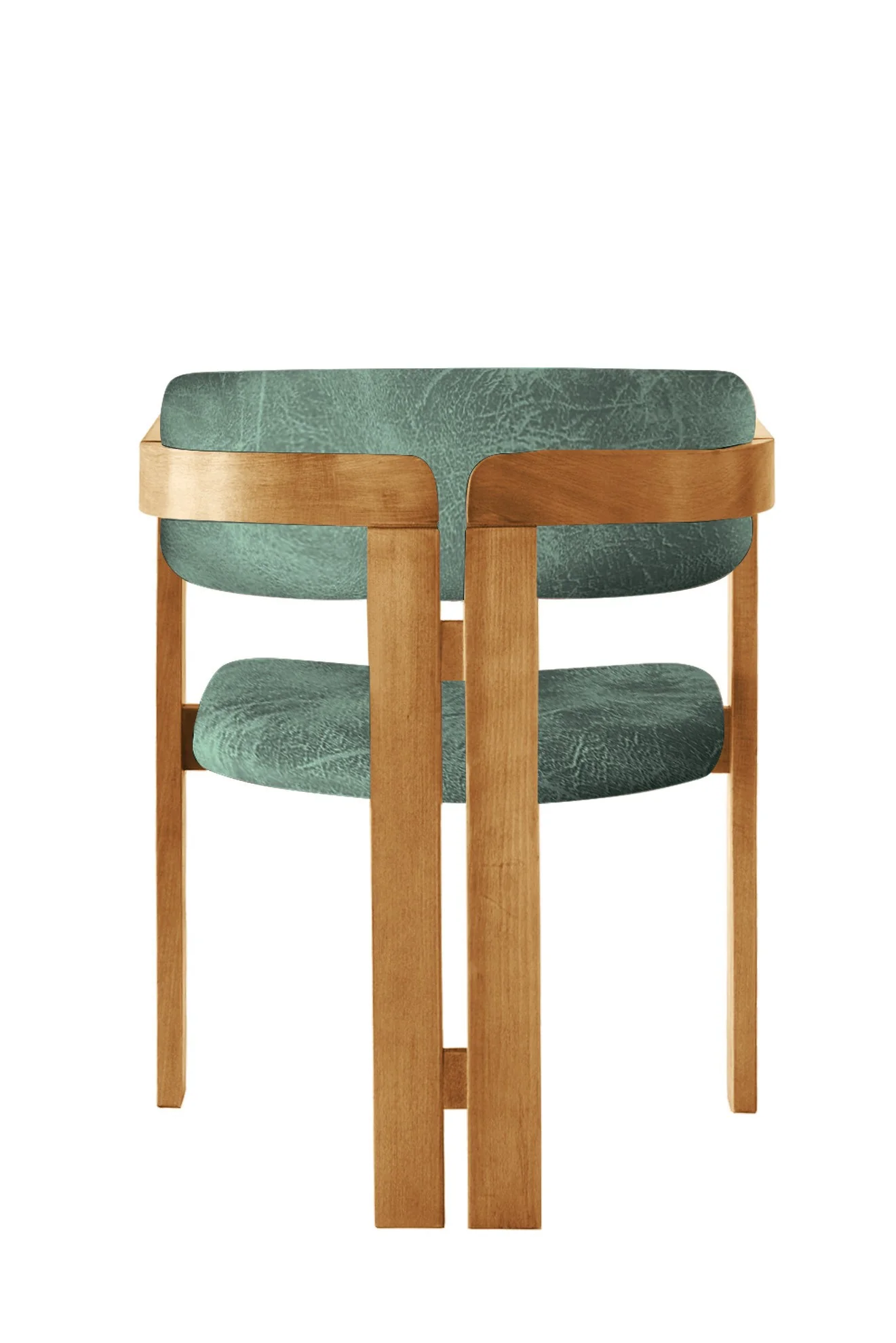 Giga Meubel - Eetkamerstoel Naturel - Groen|Stof - Cozy - Image 4
