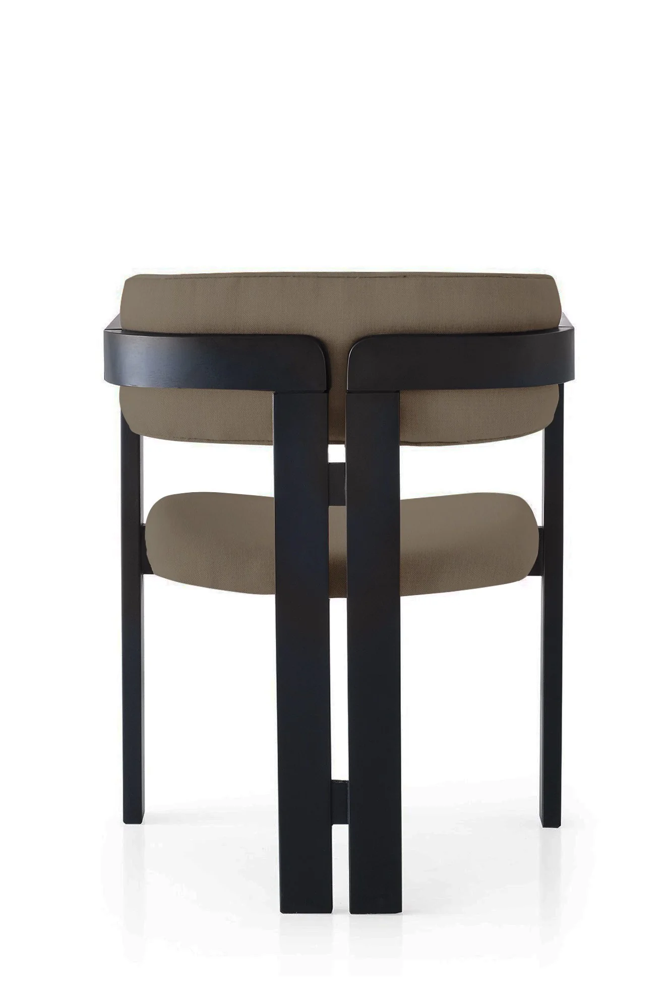 Giga Meubel - Eetkamerstoel Zwart - Bruin|Linnen - Cozy - Image 4