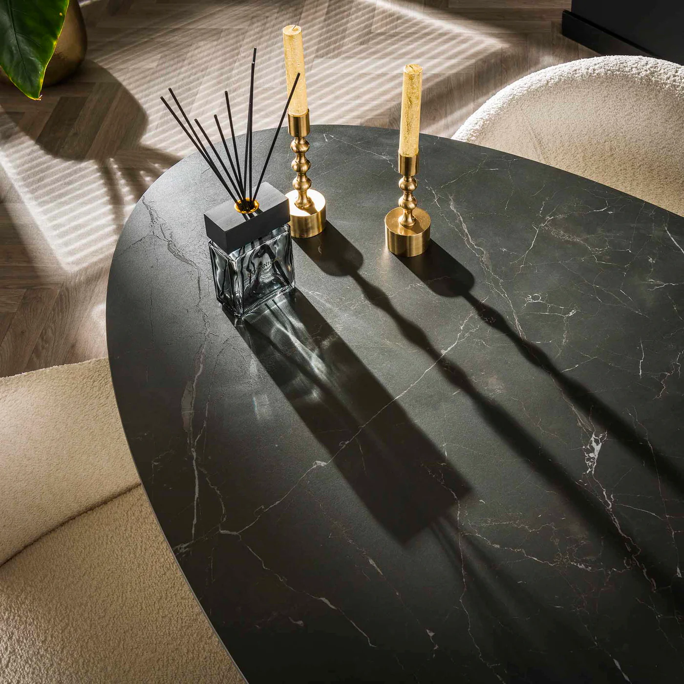 Giga Meubel - Eetkamertafel Zwart Keramiek - 180cm - Keramiek - Image 3