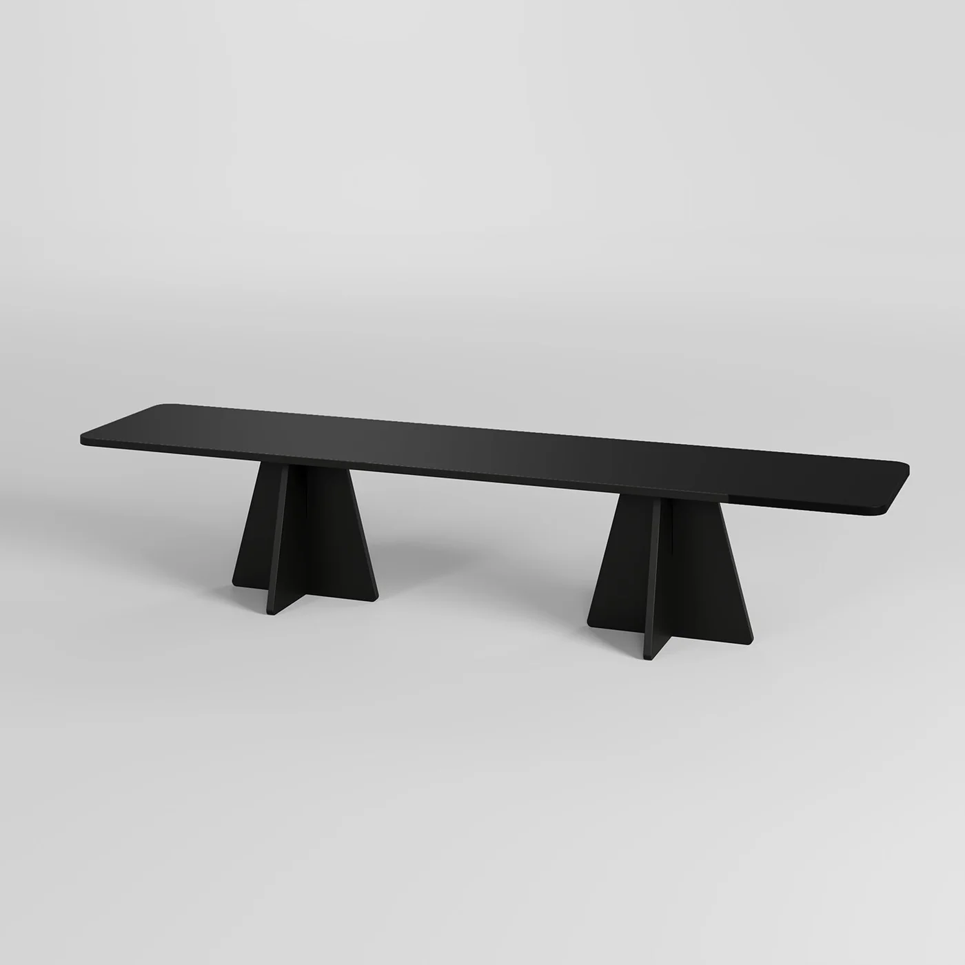 Giga Meubel - Tv-meubel Zwart Hout - 180x42x40cm - Mushroom - Image 7