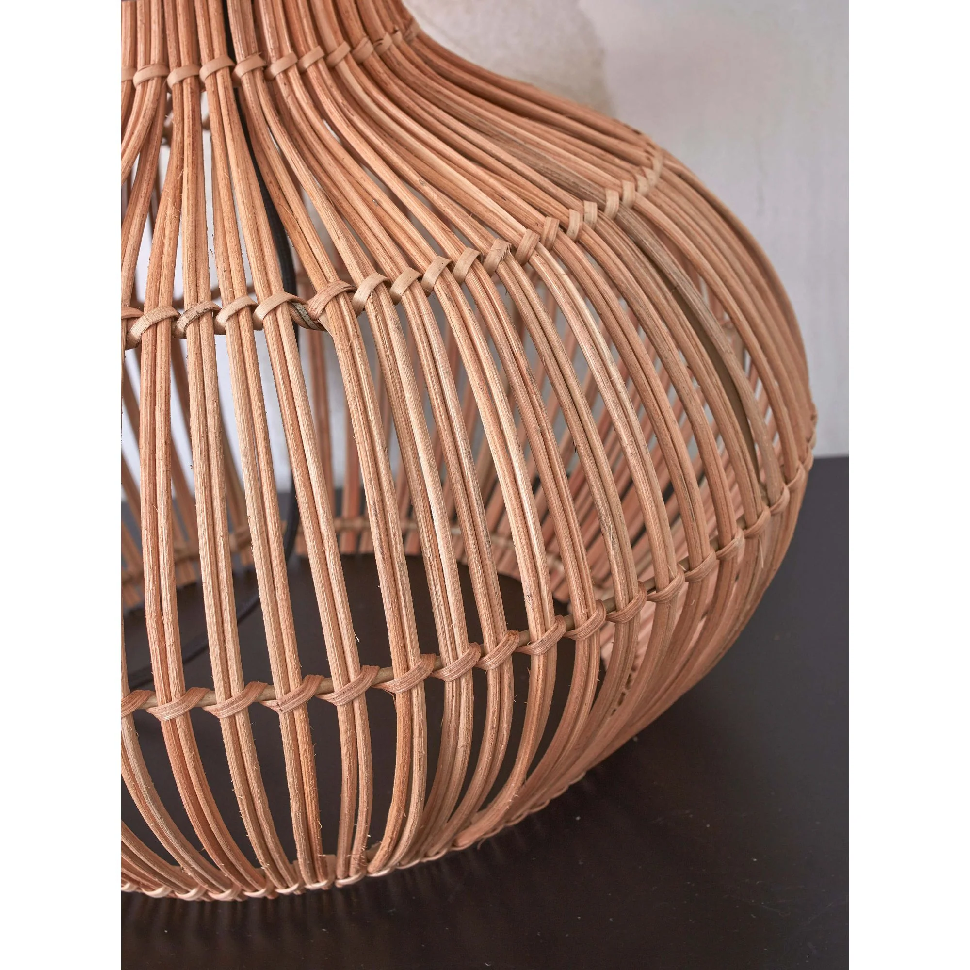 GOOD&MOJO Tafellamp Kalahari - Naturel|Rotan - Ø32cm - Image 7