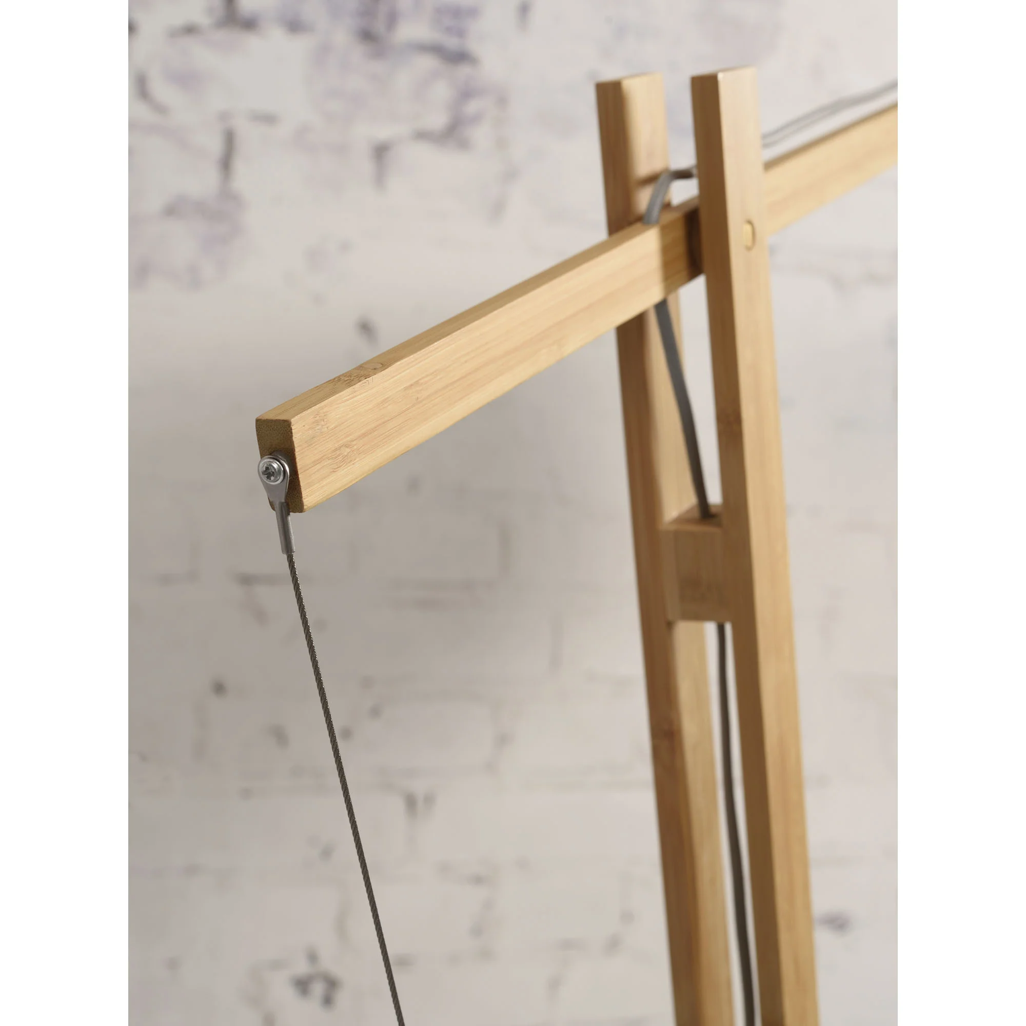 GOOD&MOJO Vloerlamp Montblanc - Bamboe|Blauw - 175x60x207cm - Image 6