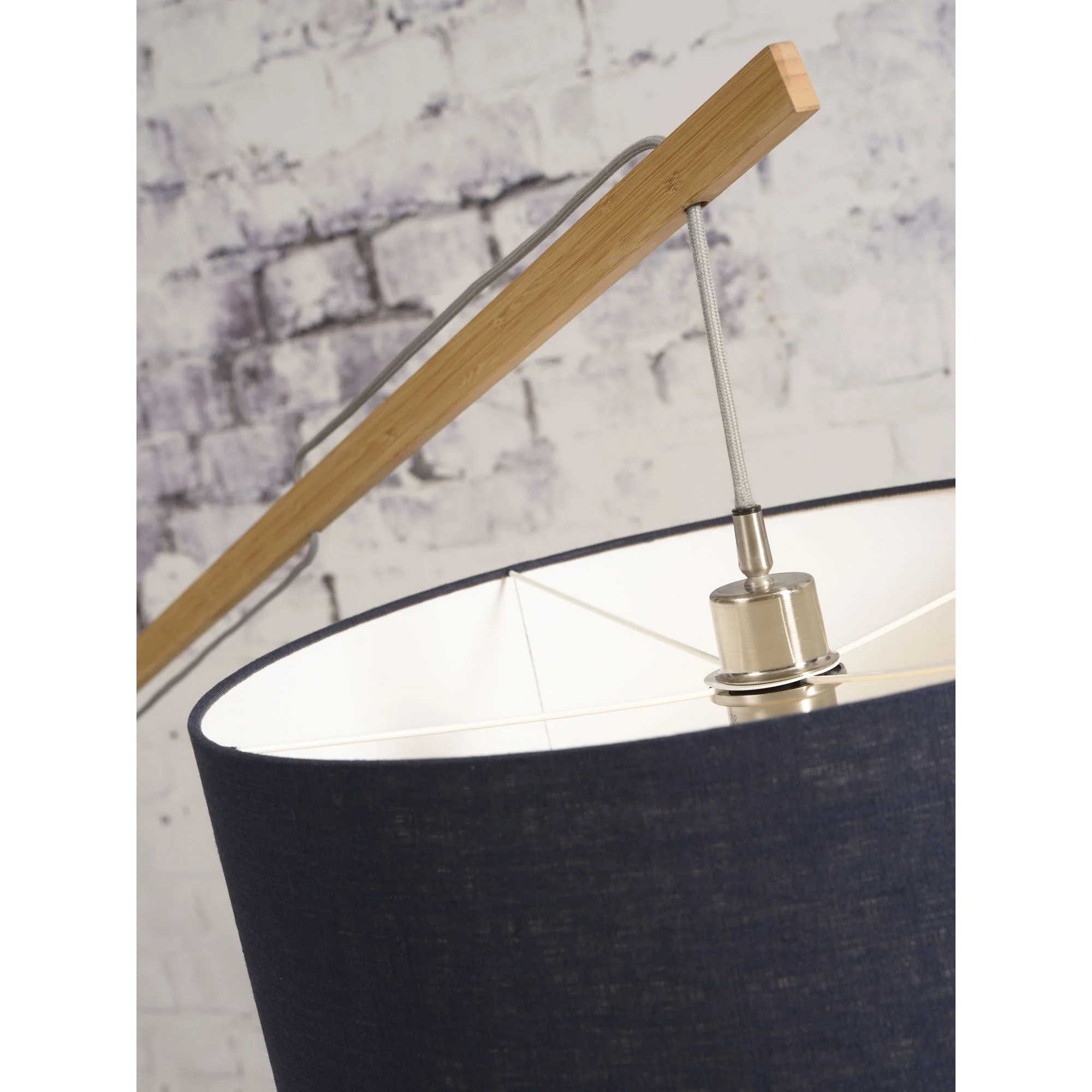 GOOD&MOJO Vloerlamp Montblanc - Bamboe|Blauw - 175x60x207cm - Image 8