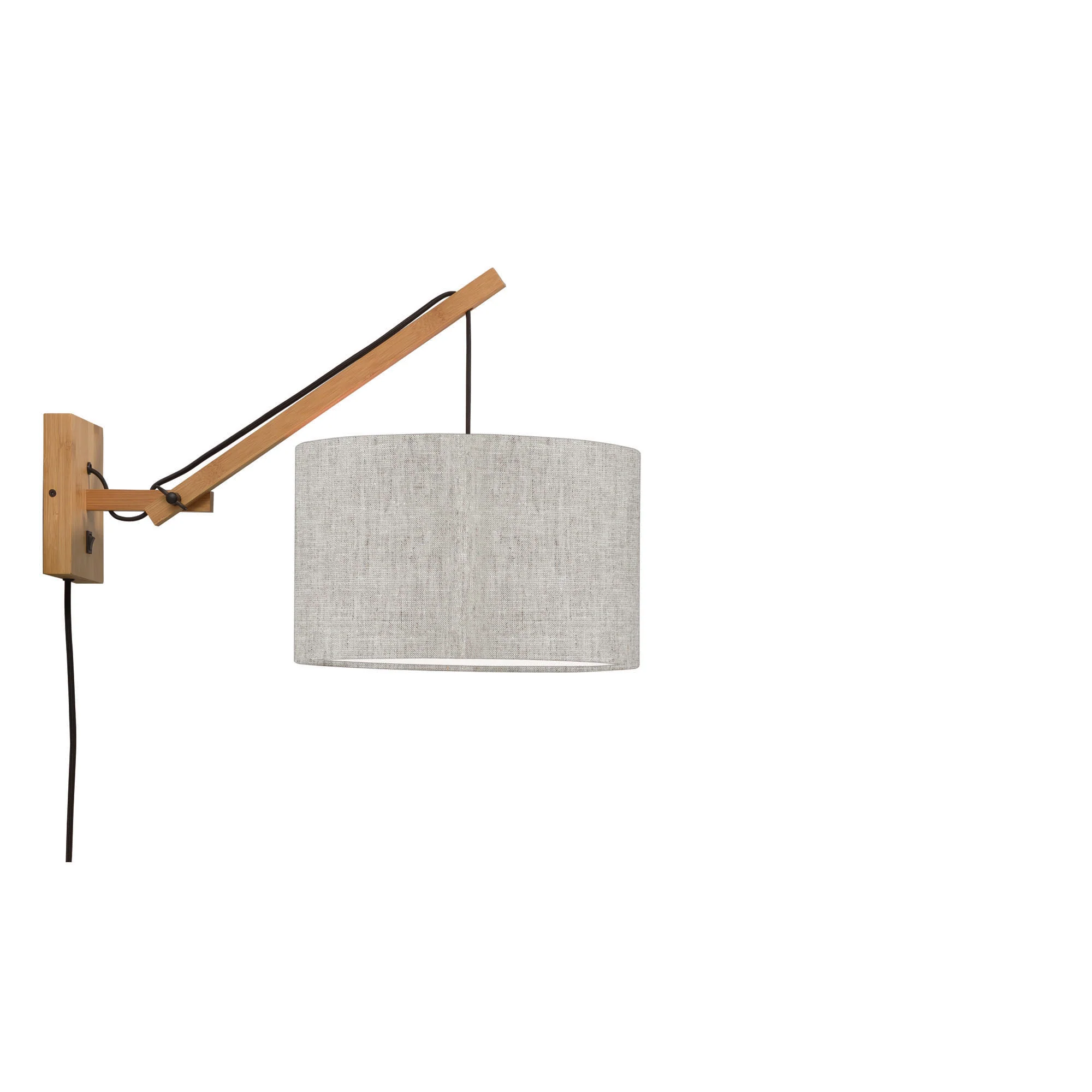 GOOD&MOJO Wandlamp Andes - Bamboe|Naturel - 50x32x45cm