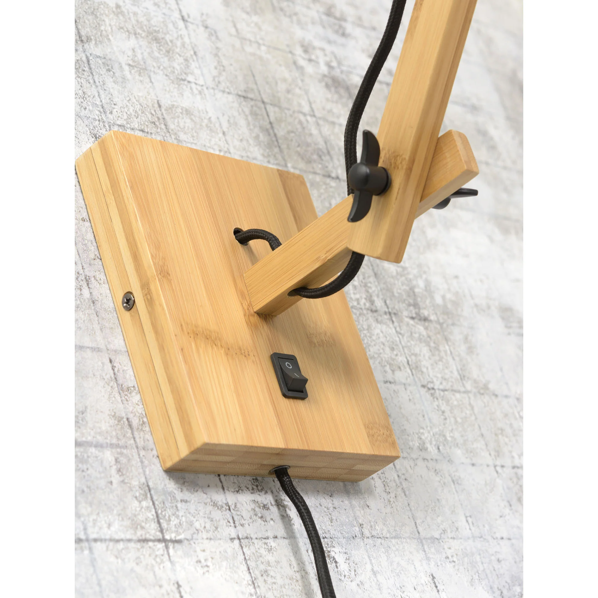 GOOD&MOJO Wandlamp Andes - Bamboe|Naturel - 50x32x45cm - Image 5