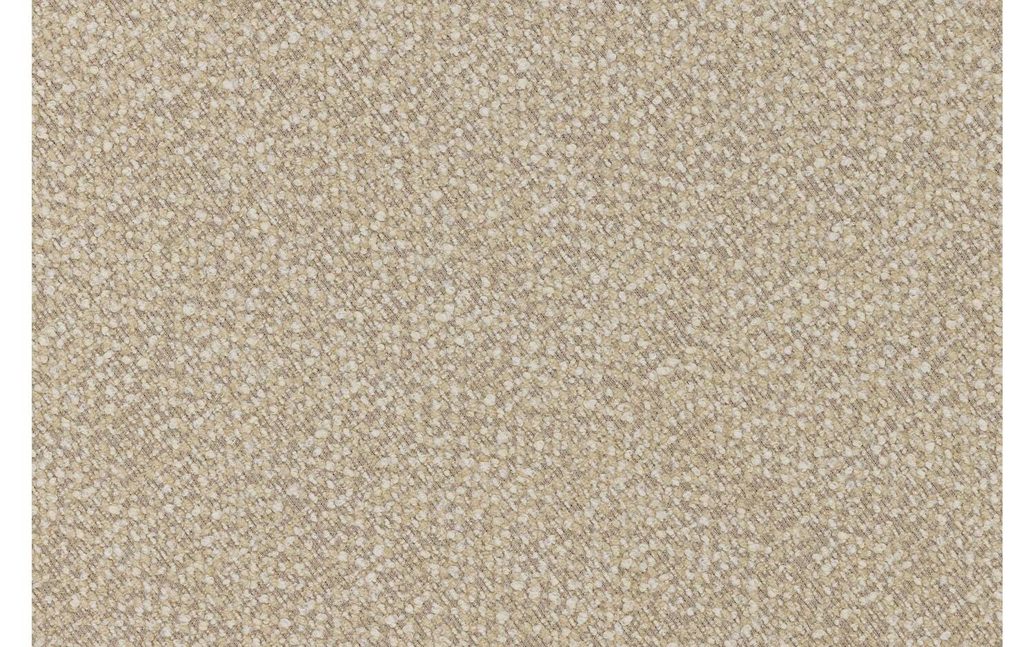 Goossens Poef Arendal in stof gemeleerd grof geweven beige - Image 6