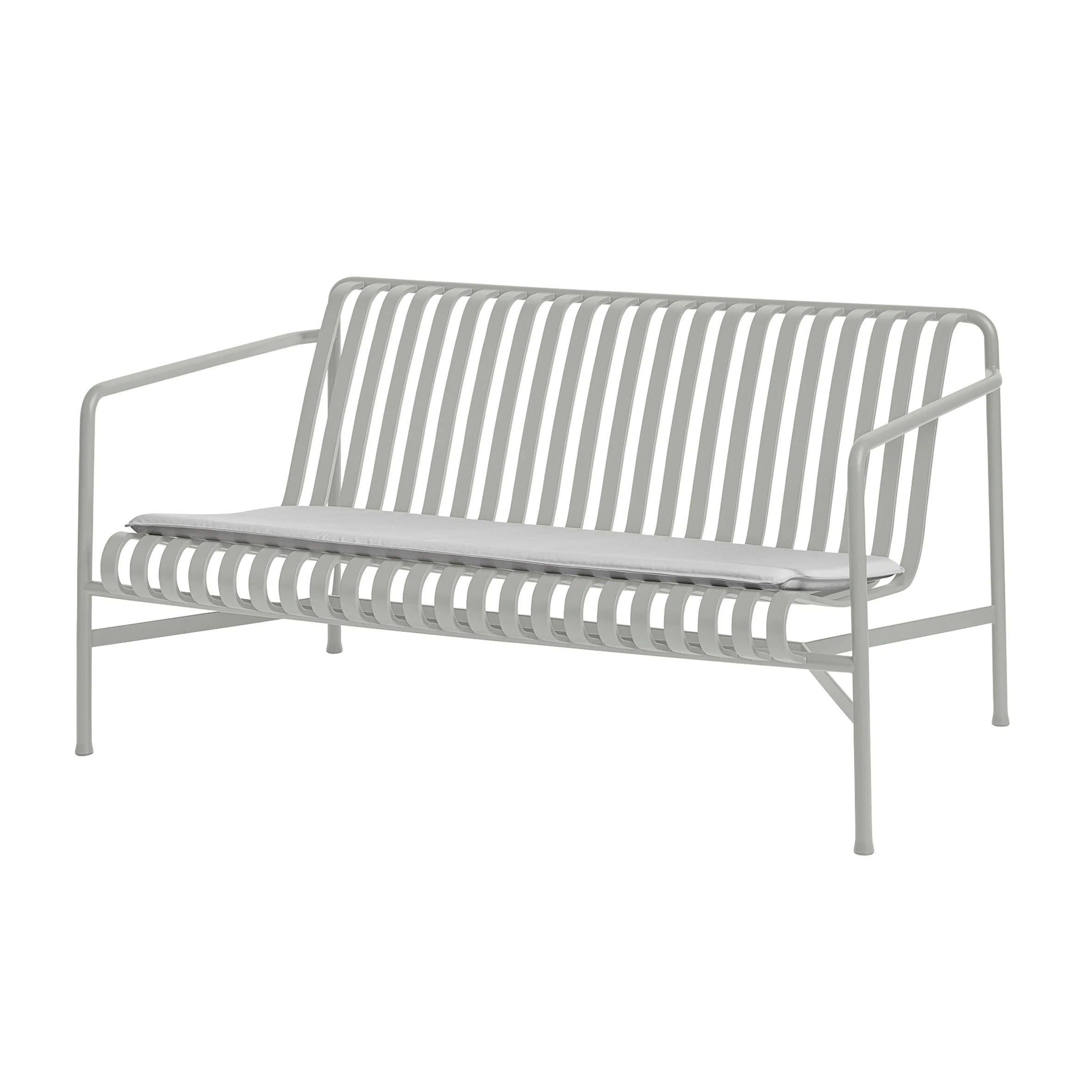 HAY Palissade Seat Kussen voor Lounge 2,5-zitsbank Low - Lichtgrijs - Image 5