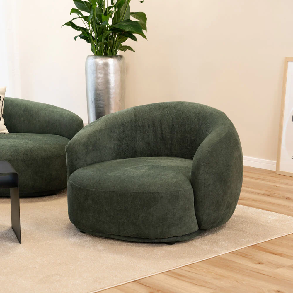 HOME DELUXE Loungeset - webstof - Donkergroen - Image 3