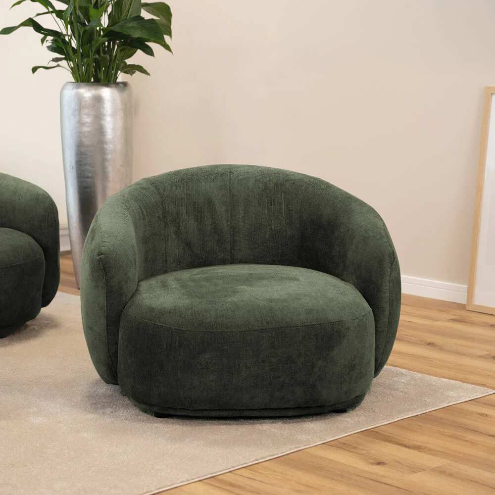 HOME DELUXE Loungeset - webstof - Donkergroen - Image 4