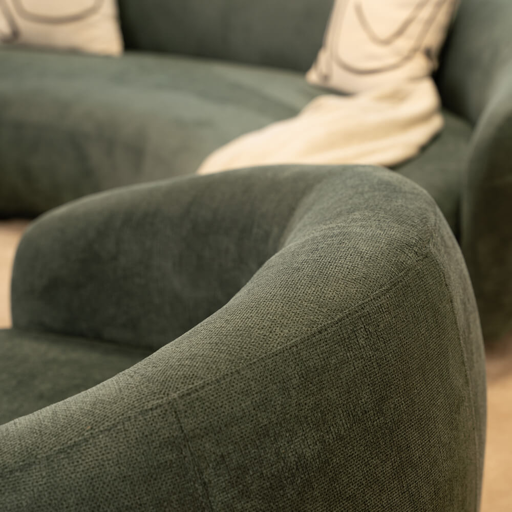 HOME DELUXE Loungeset - webstof - Donkergroen - Image 7