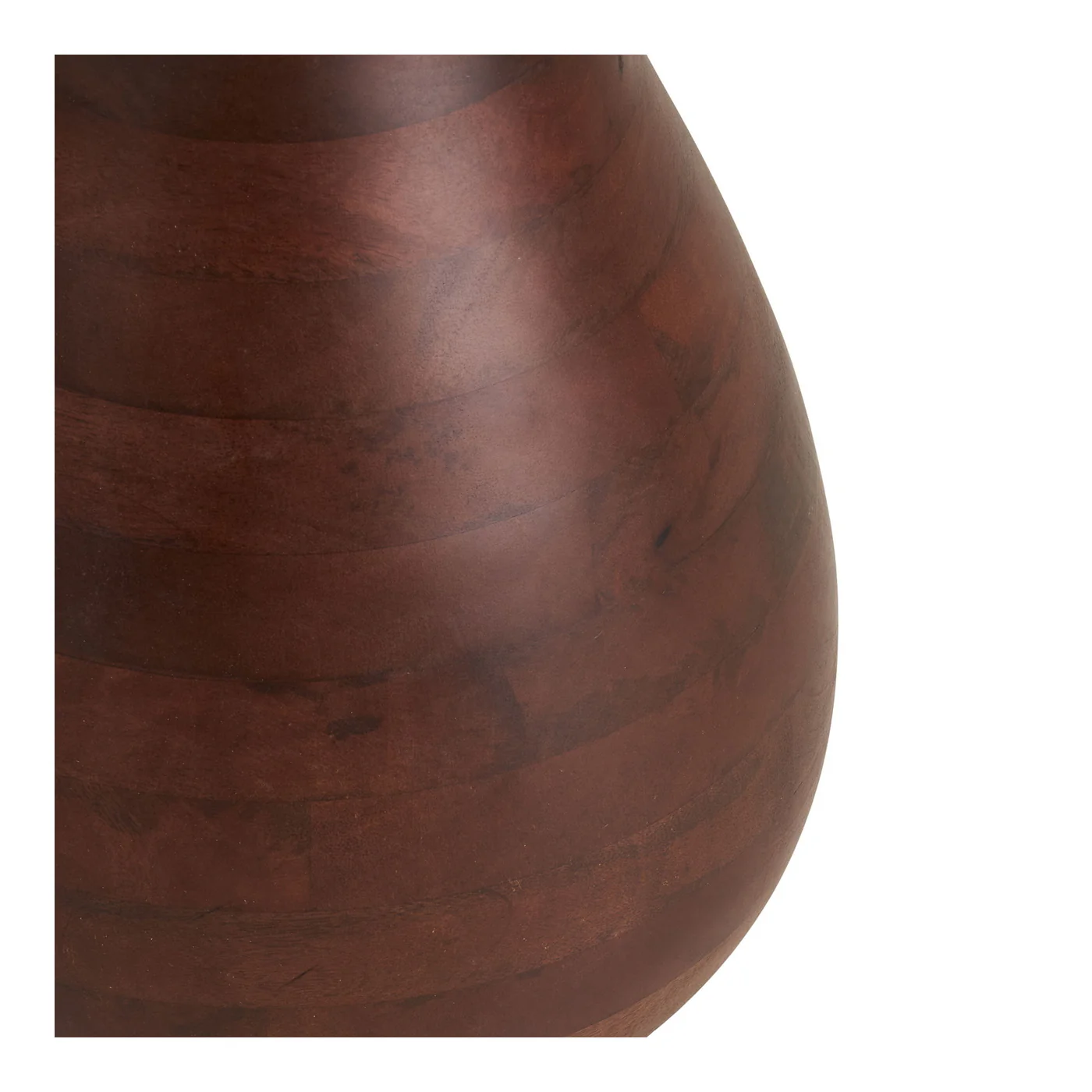 House Nordic - Bijzettafel Donkerbruin|Wit Hout - Ø40x41cm - Heide - Image 5