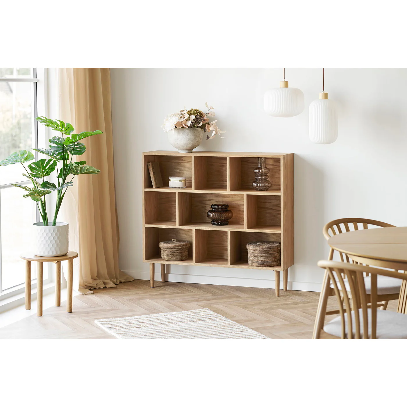 House Nordic - Bijzettafel Naturel Hout - Ø40x40cm - Jena - Image 5