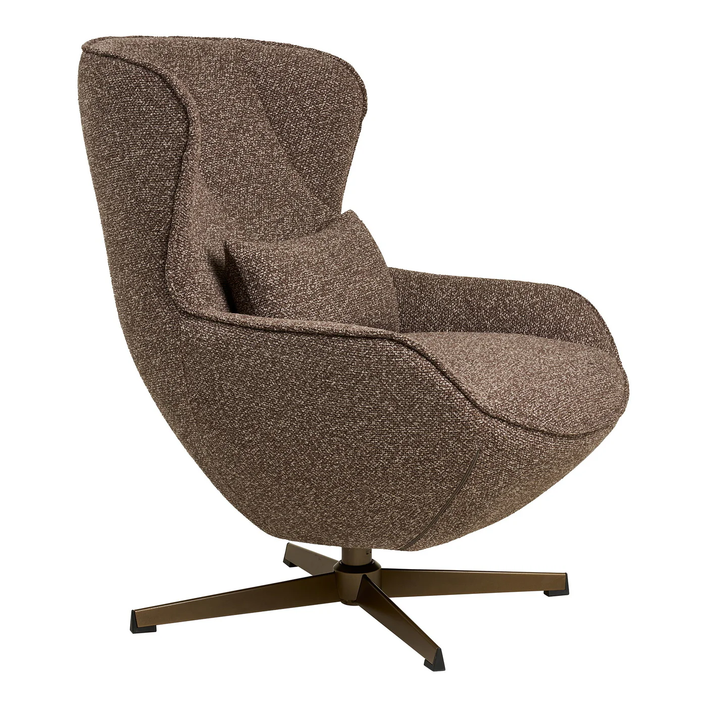 House Nordic - Fauteuil Bruin Draaibaar - 94x76x83cm - Blenheim - Image 4